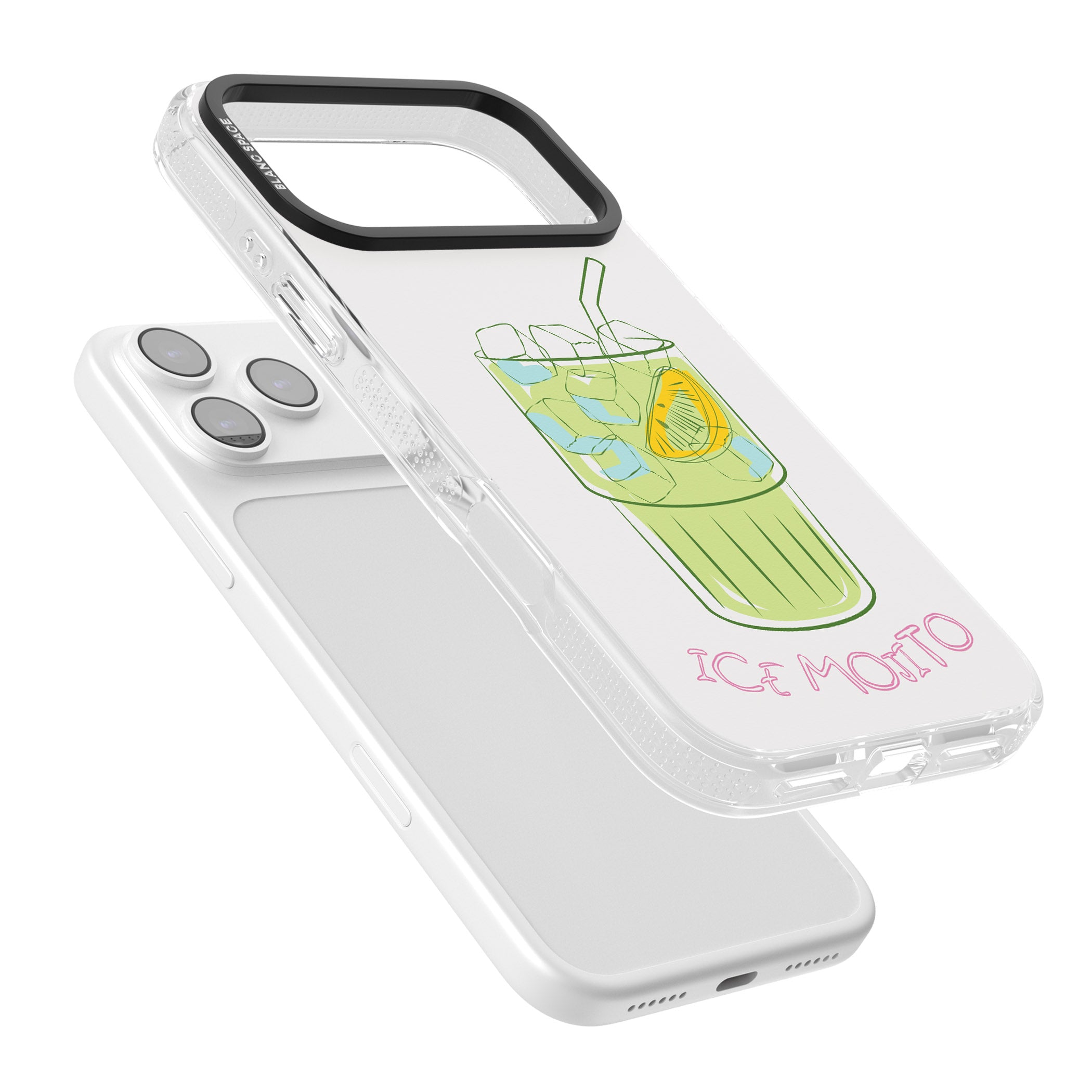 Ice Mojito iPhone 17 Pro Max Impact Air Clear Phone Case Colours