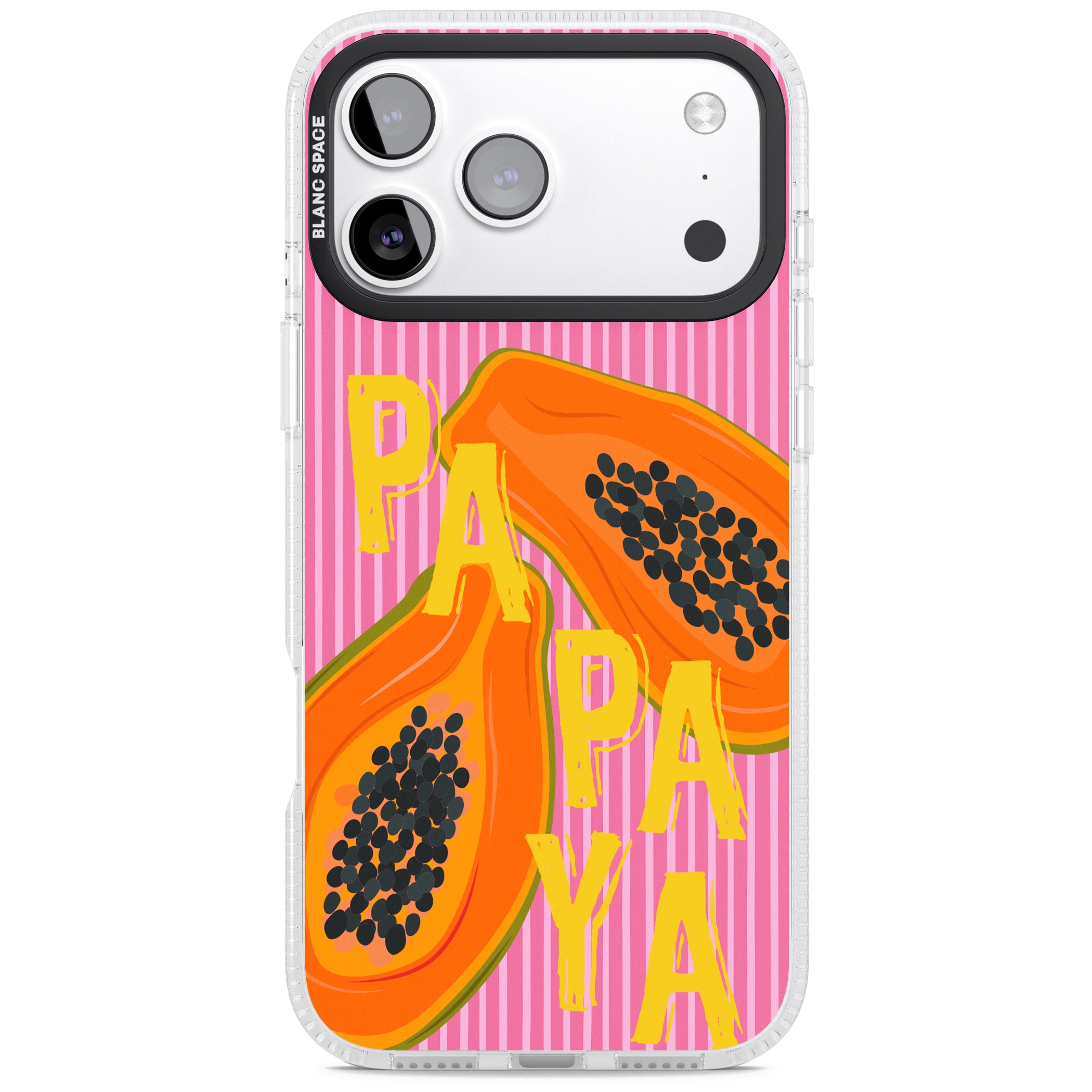 Papaya iPhone 17 Pro Max Impact Air Clear Phone Case