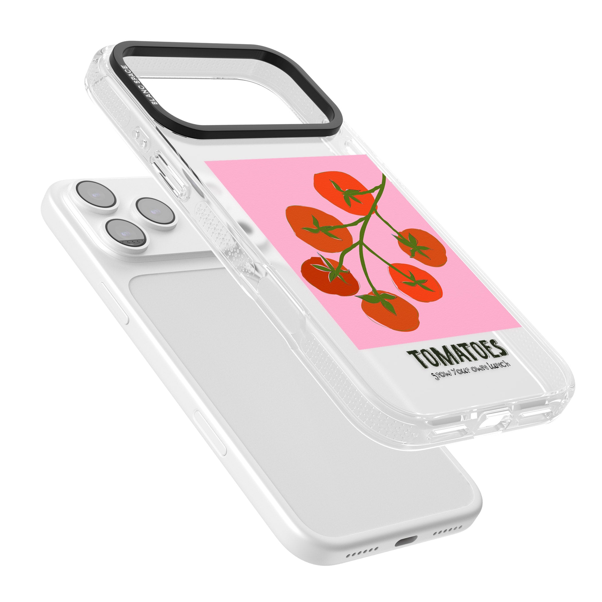 Own Tomatoes iPhone 17 Pro Max Impact Air Clear Phone Case Colours