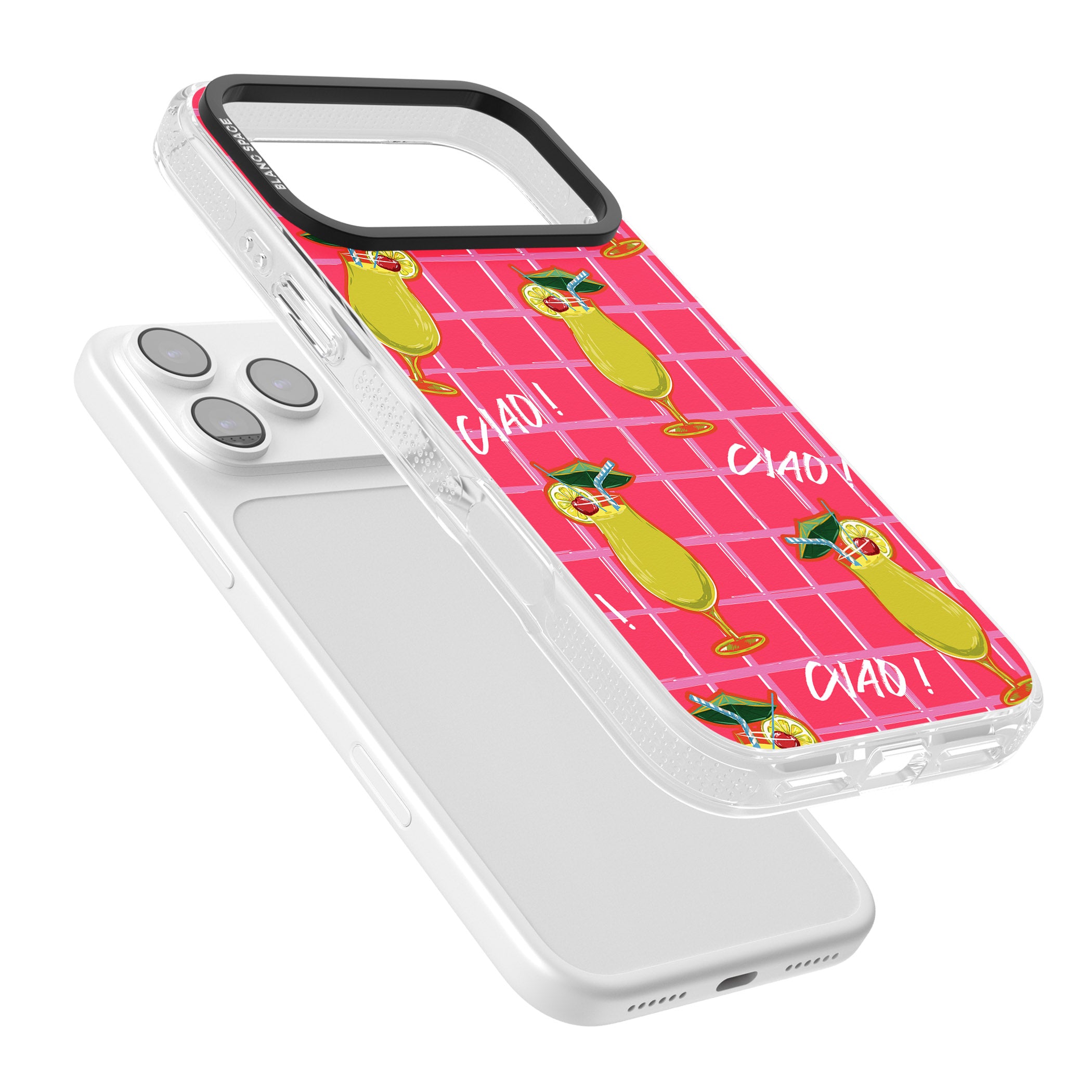 Ciao Lemons iPhone 17 Pro Max Impact Air Clear Phone Case Colours