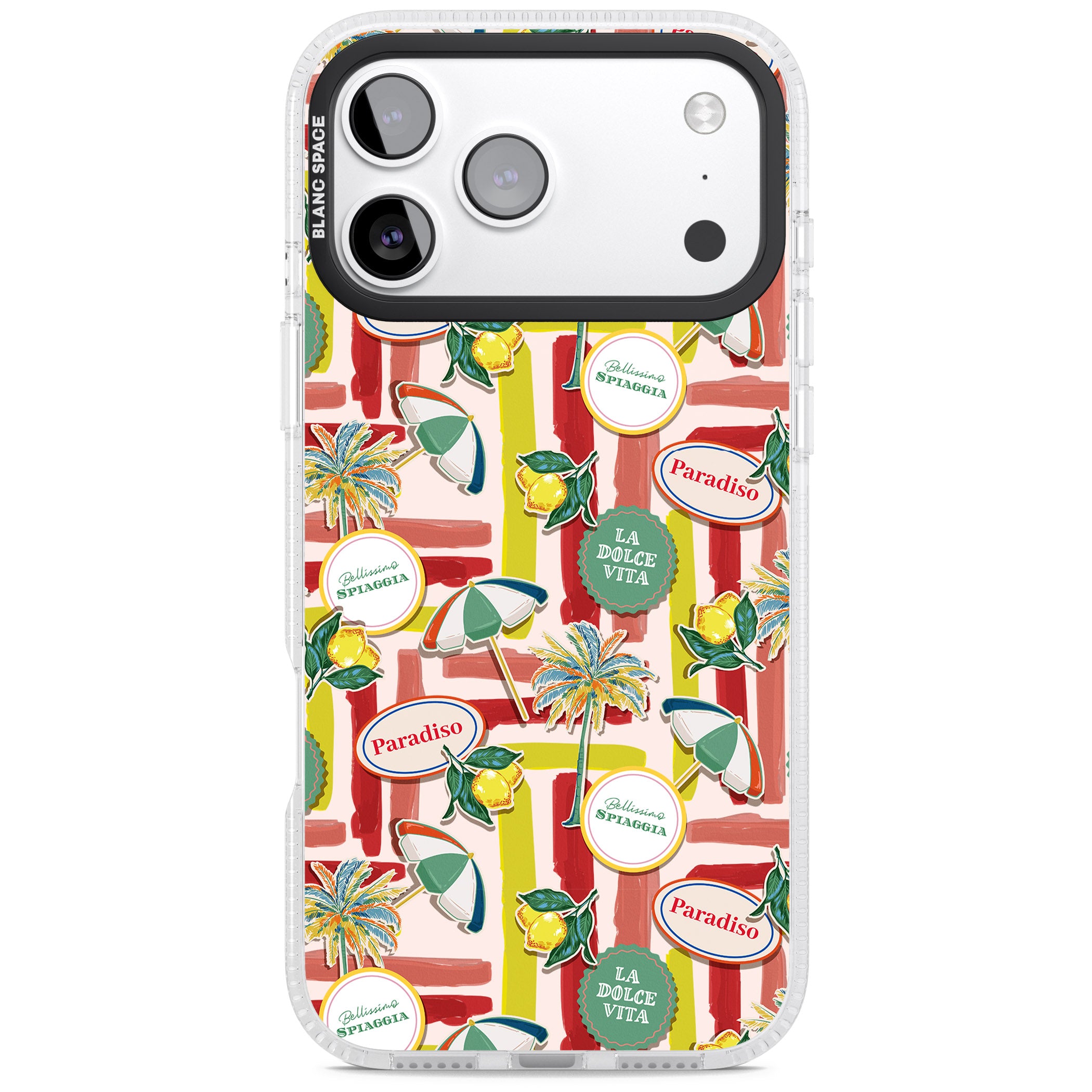 Paradiso Vibes iPhone 17 Pro Max Impact Air Clear Phone Case
