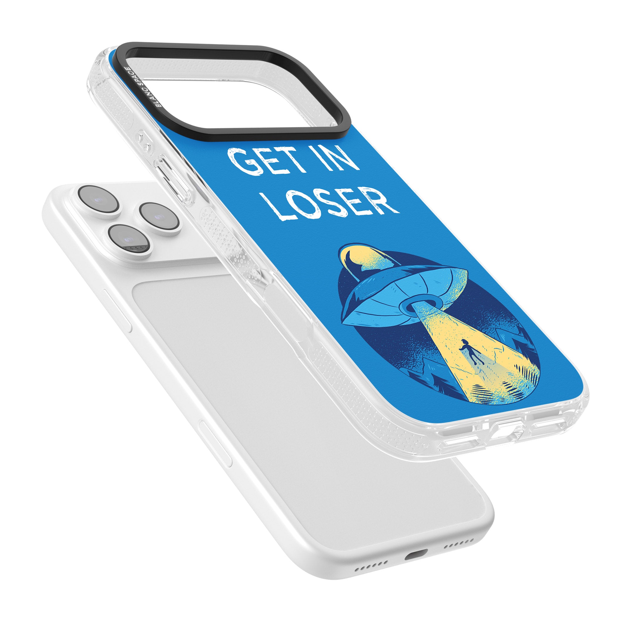 Get In Loser Ufo iPhone 17 Pro Max Impact Air Clear Phone Case Colours