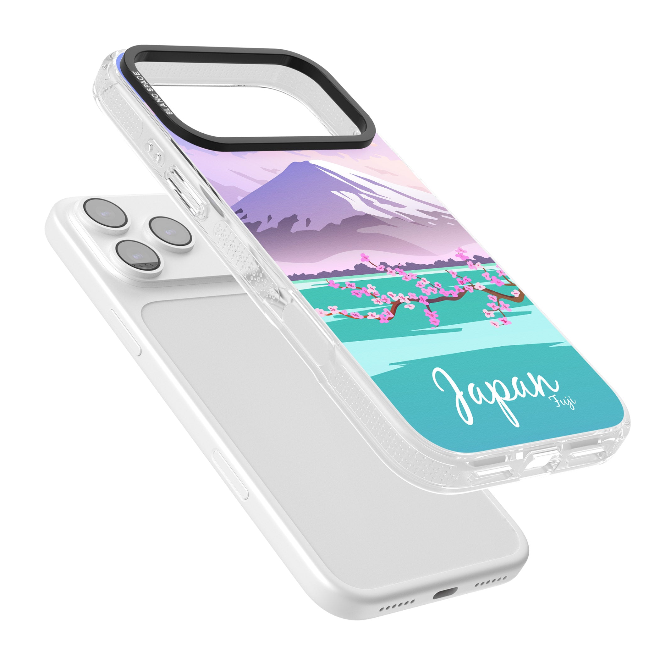 Vintage Travel Poster Japan iPhone 17 Pro Max Impact Air Clear Phone Case Colours