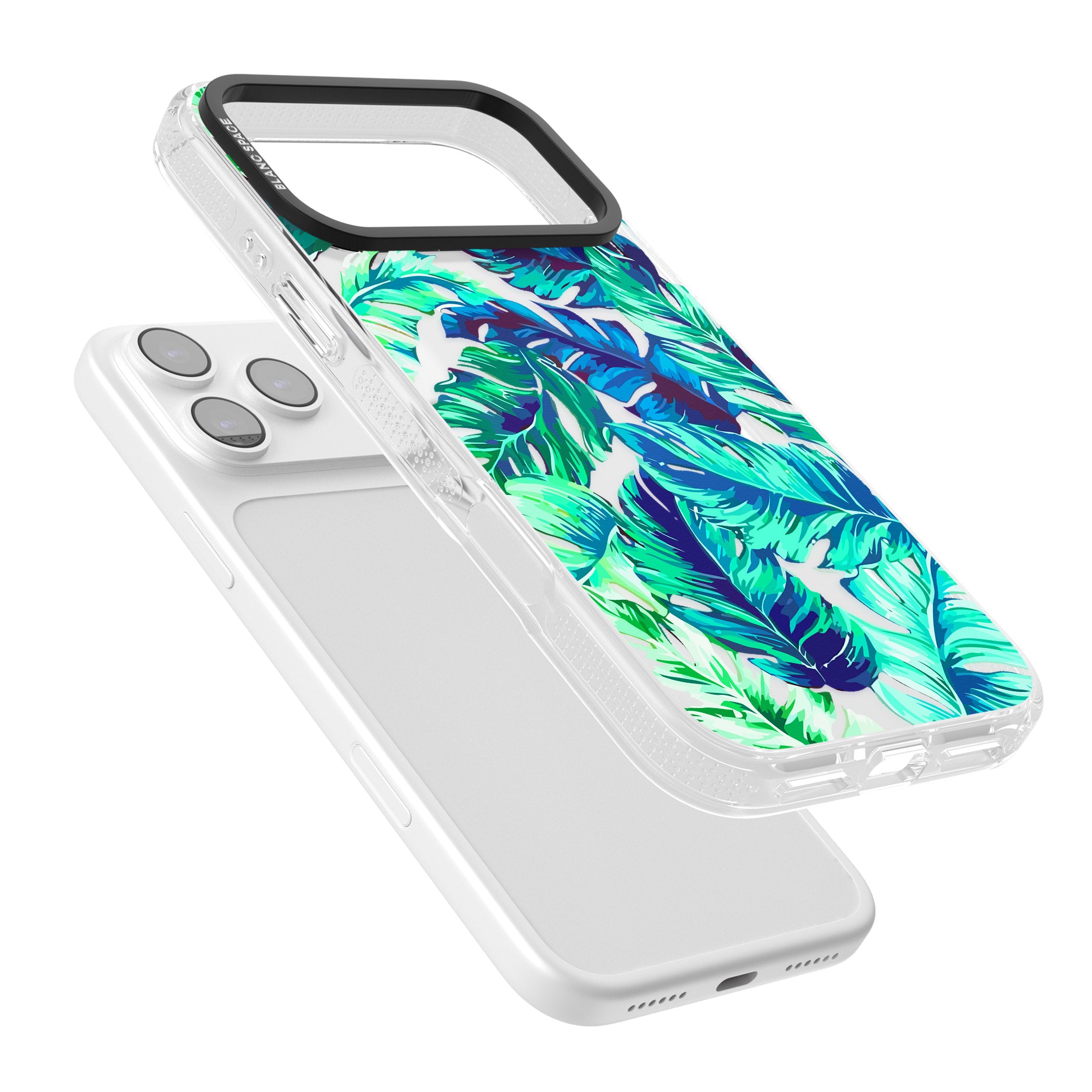 Tropical Palms iPhone 17 Pro Max Impact Air Clear Phone Case Colours