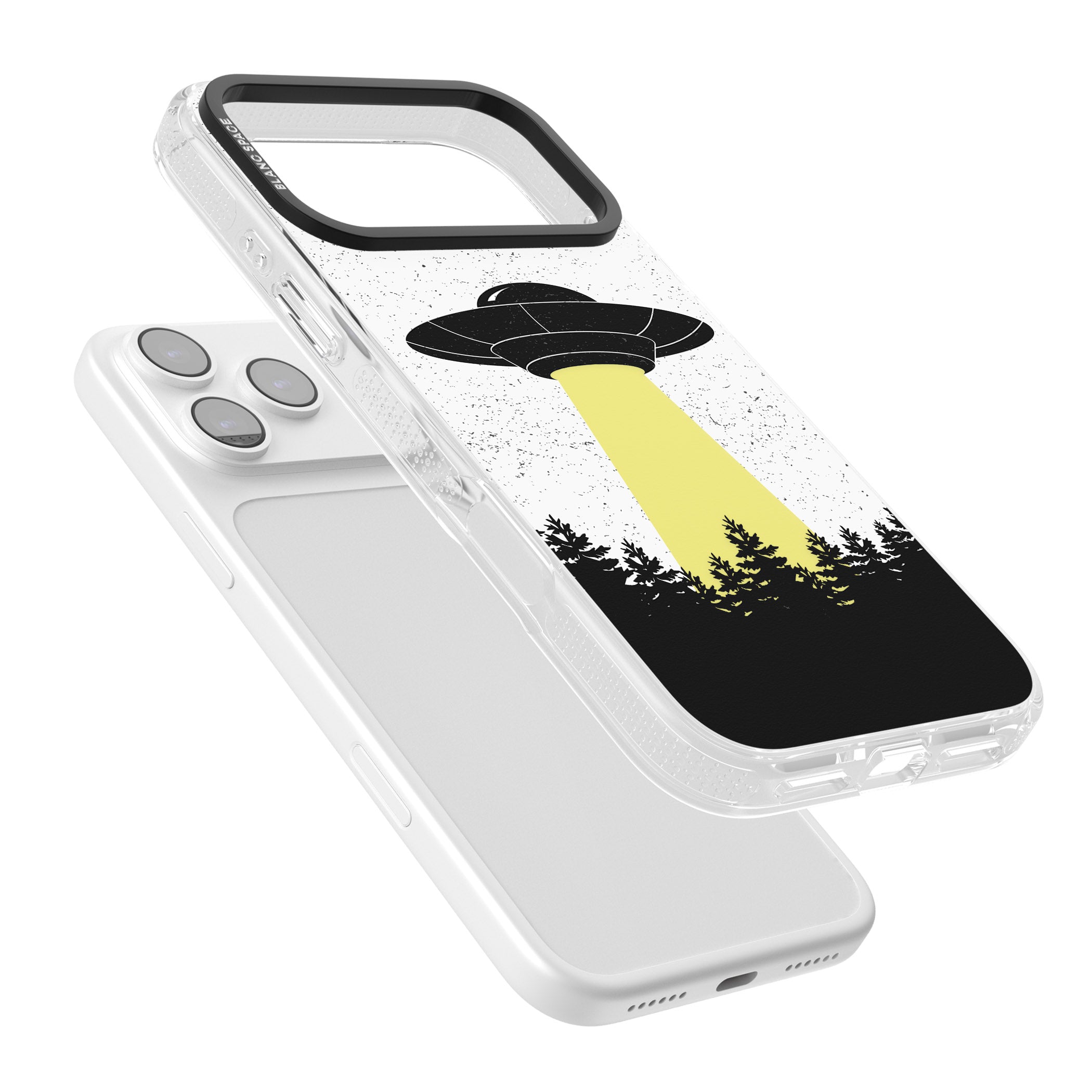 Alien Abduction iPhone 17 Pro Max Impact Air Clear Phone Case Colours