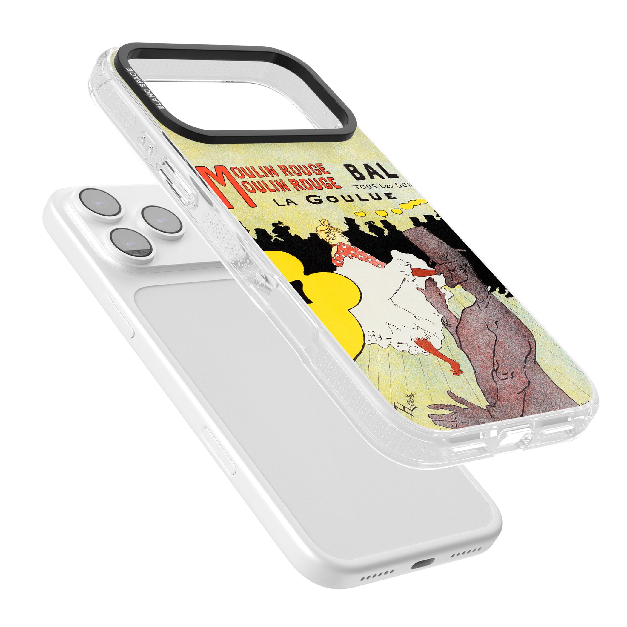 Moulin Rouge Poster iPhone 17 Pro Max Impact Air Clear Phone Case Colours