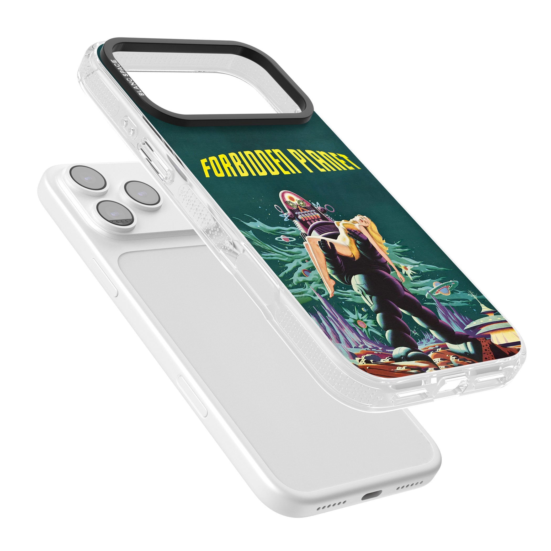 Forbidden Planet Poster iPhone 17 Pro Max Impact Air Clear Phone Case Colours