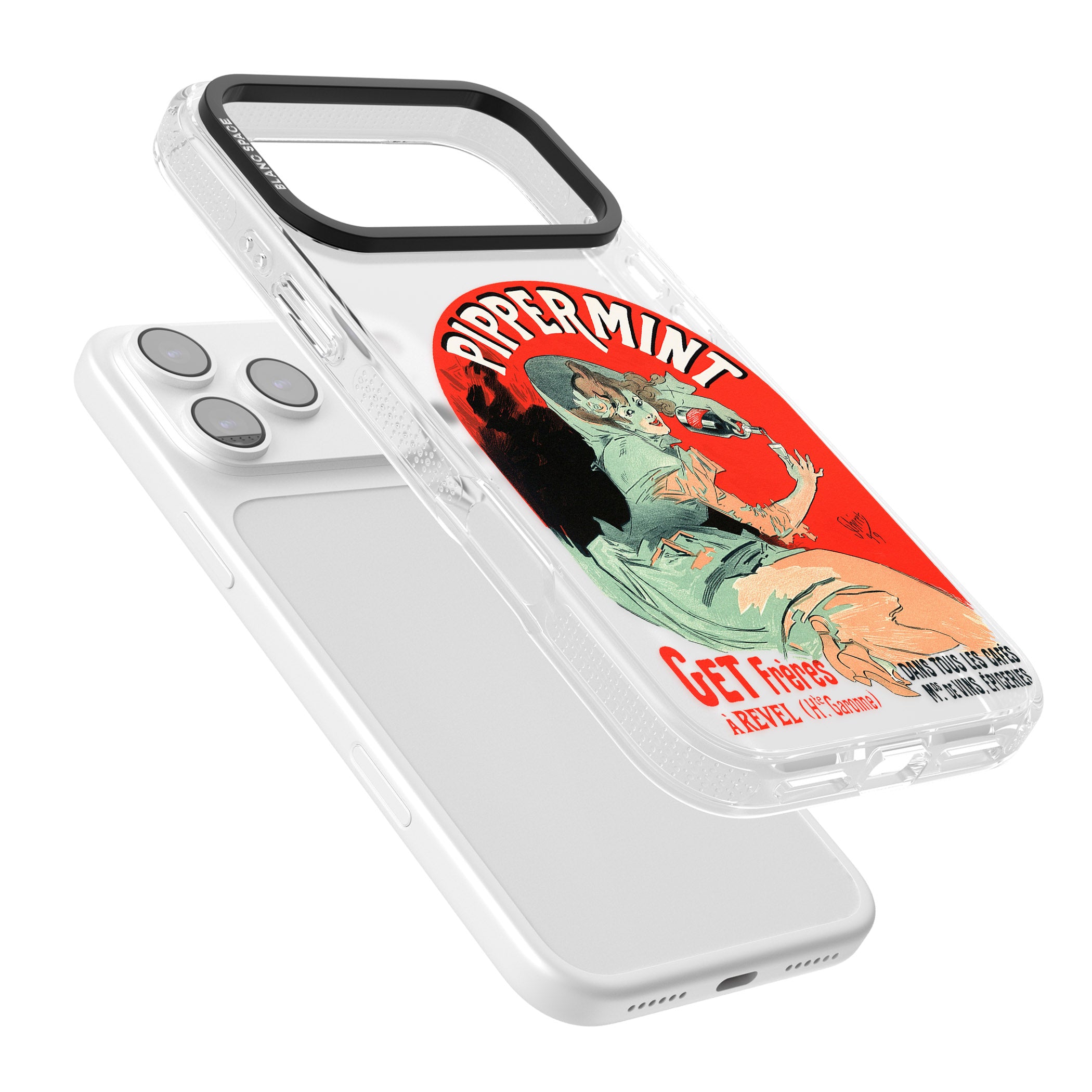 Pippermint Poster iPhone 17 Pro Max Impact Air Clear Phone Case Colours