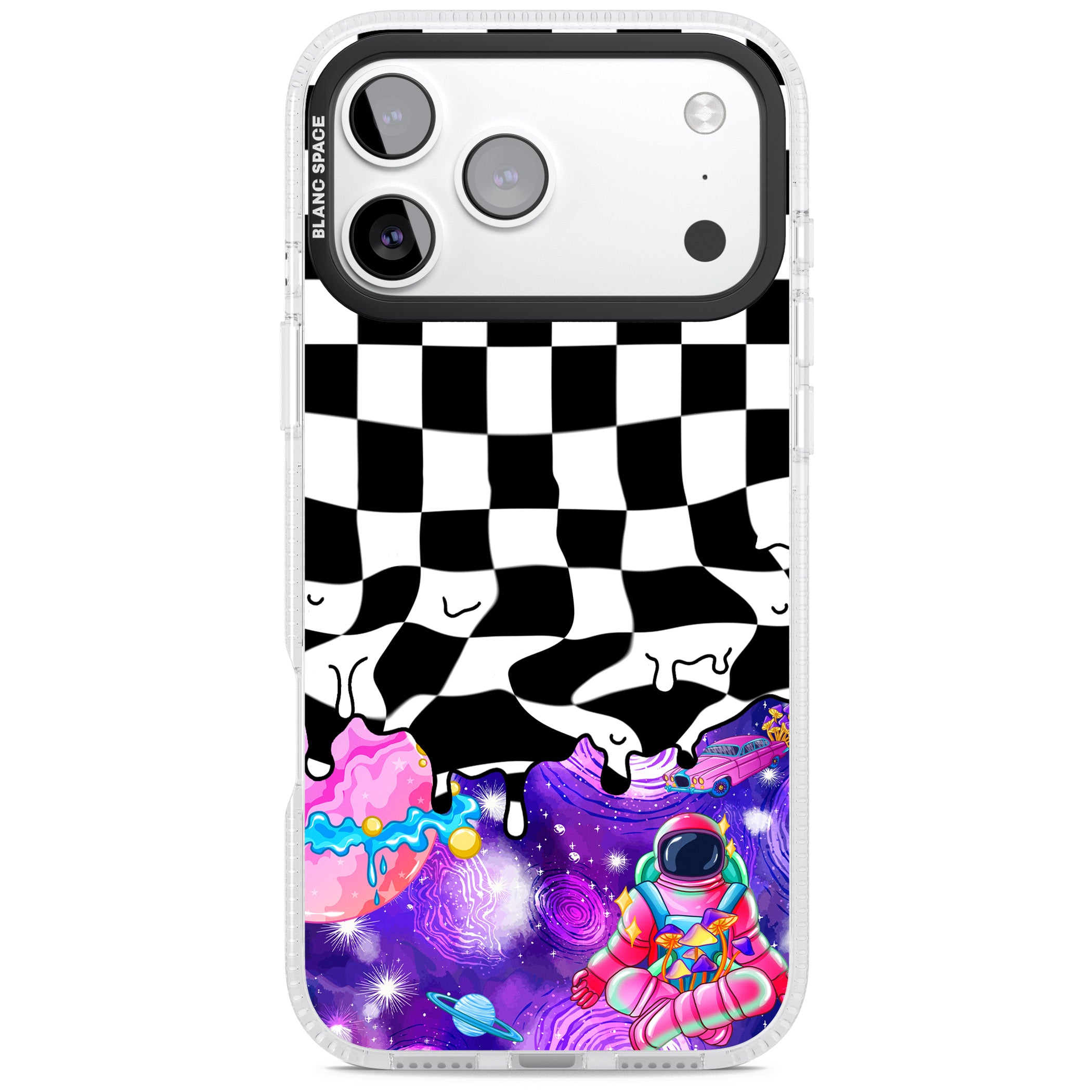 Washed Out iPhone 17 Pro Max Impact Air Clear Phone Case