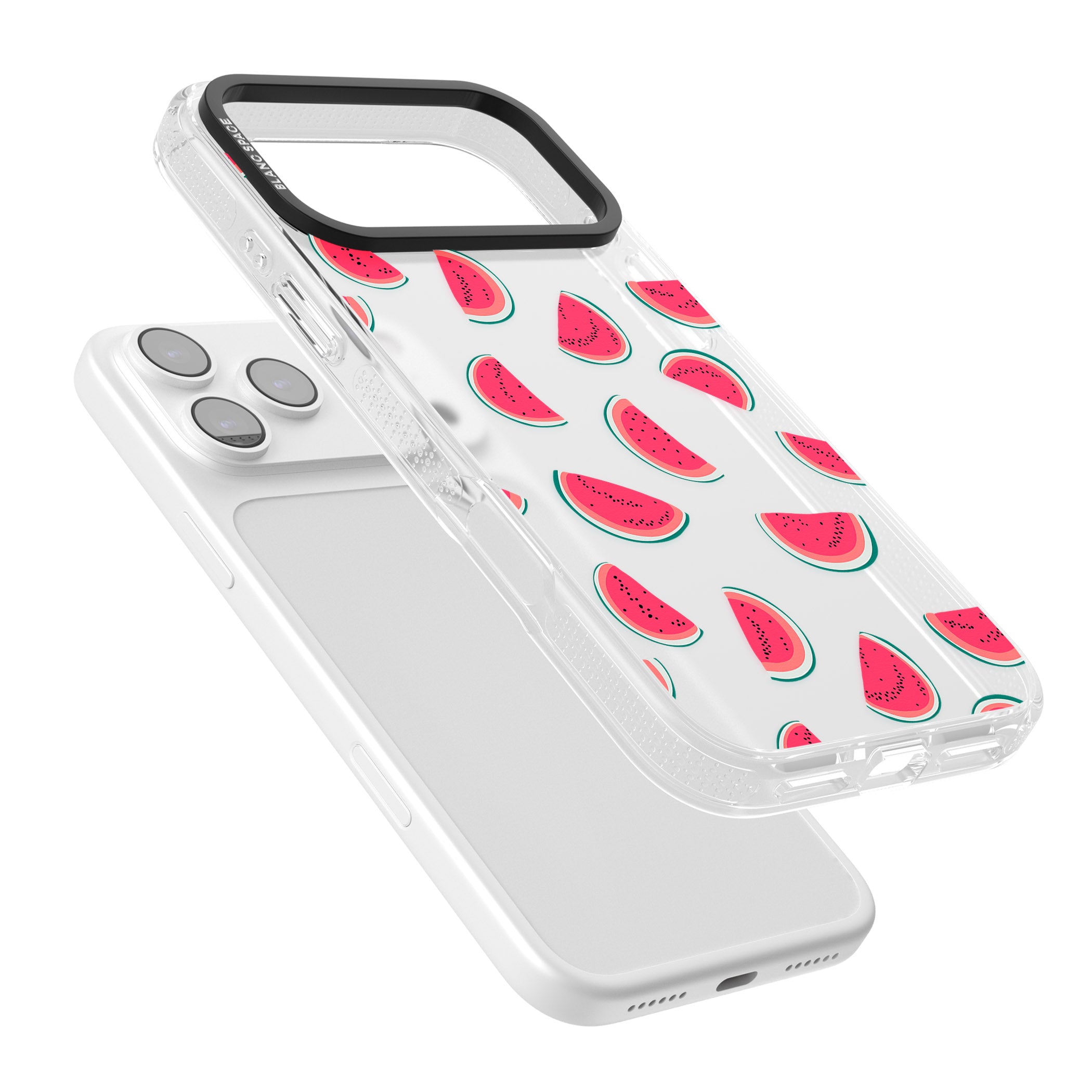 Watermelon Slices iPhone 17 Pro Max Impact Air Clear Phone Case Colours