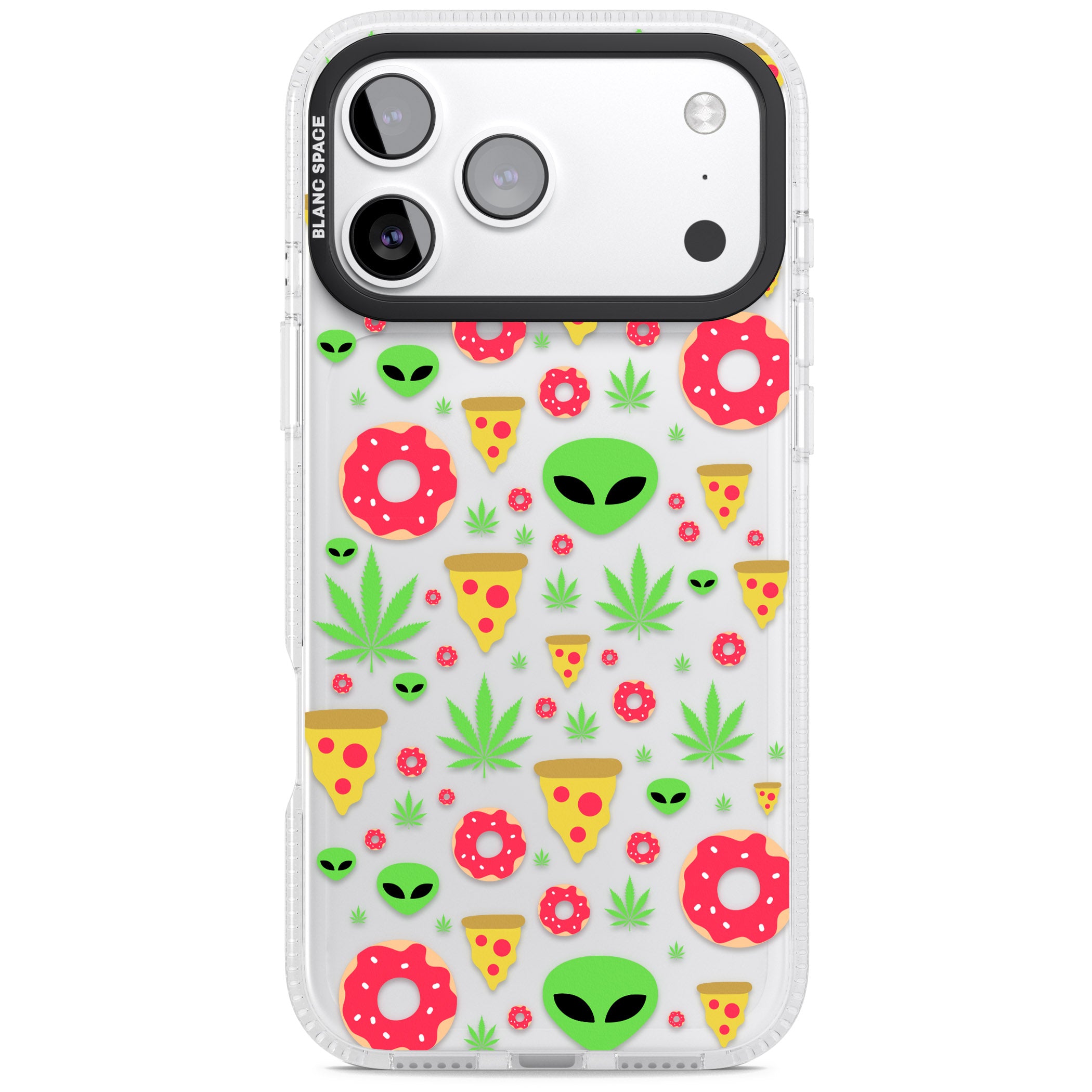 Martians & Munchies iPhone 17 Pro Max Impact Air Clear Phone Case
