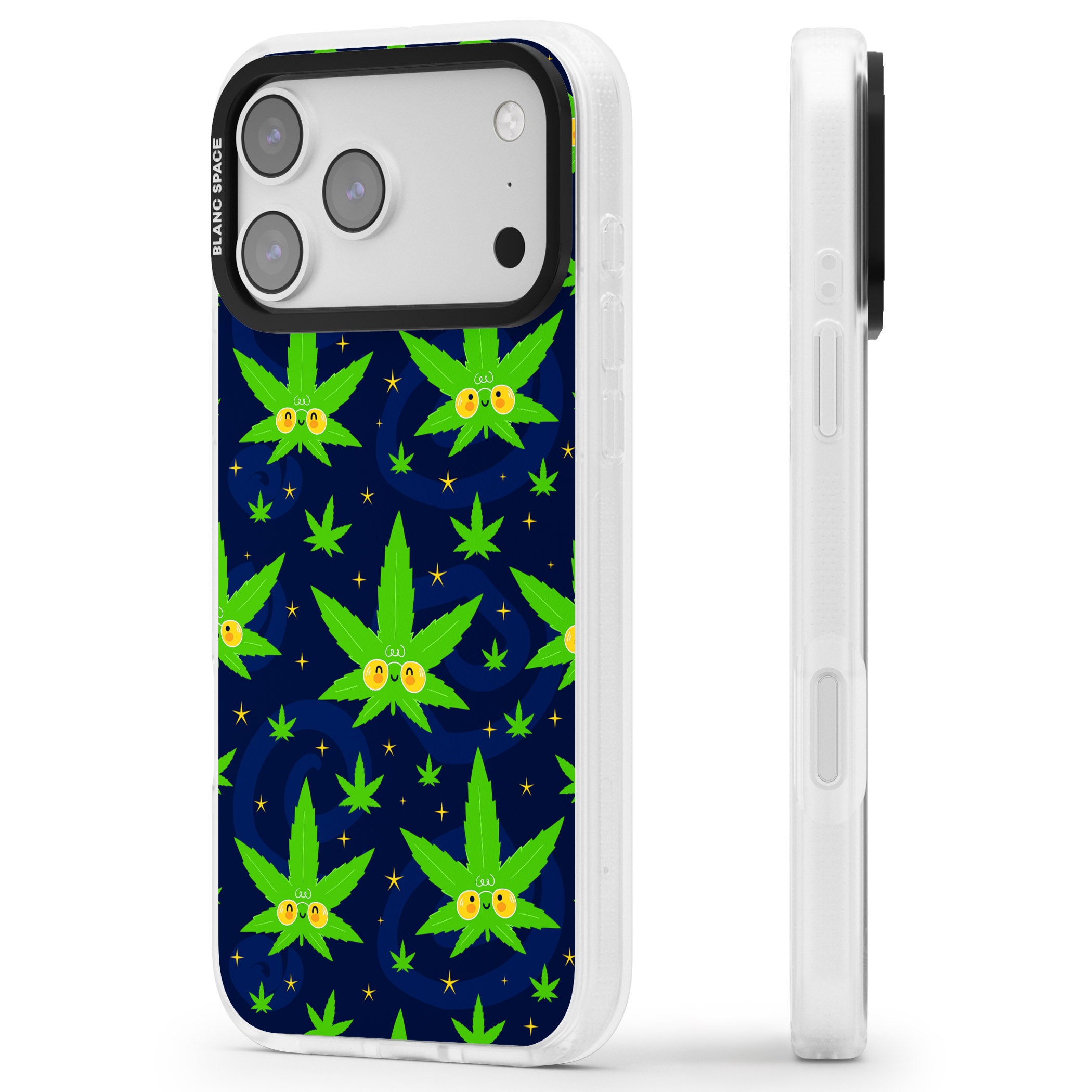 High Af iPhone 17 Pro Max Impact Air Clear Phone Case Side Profile