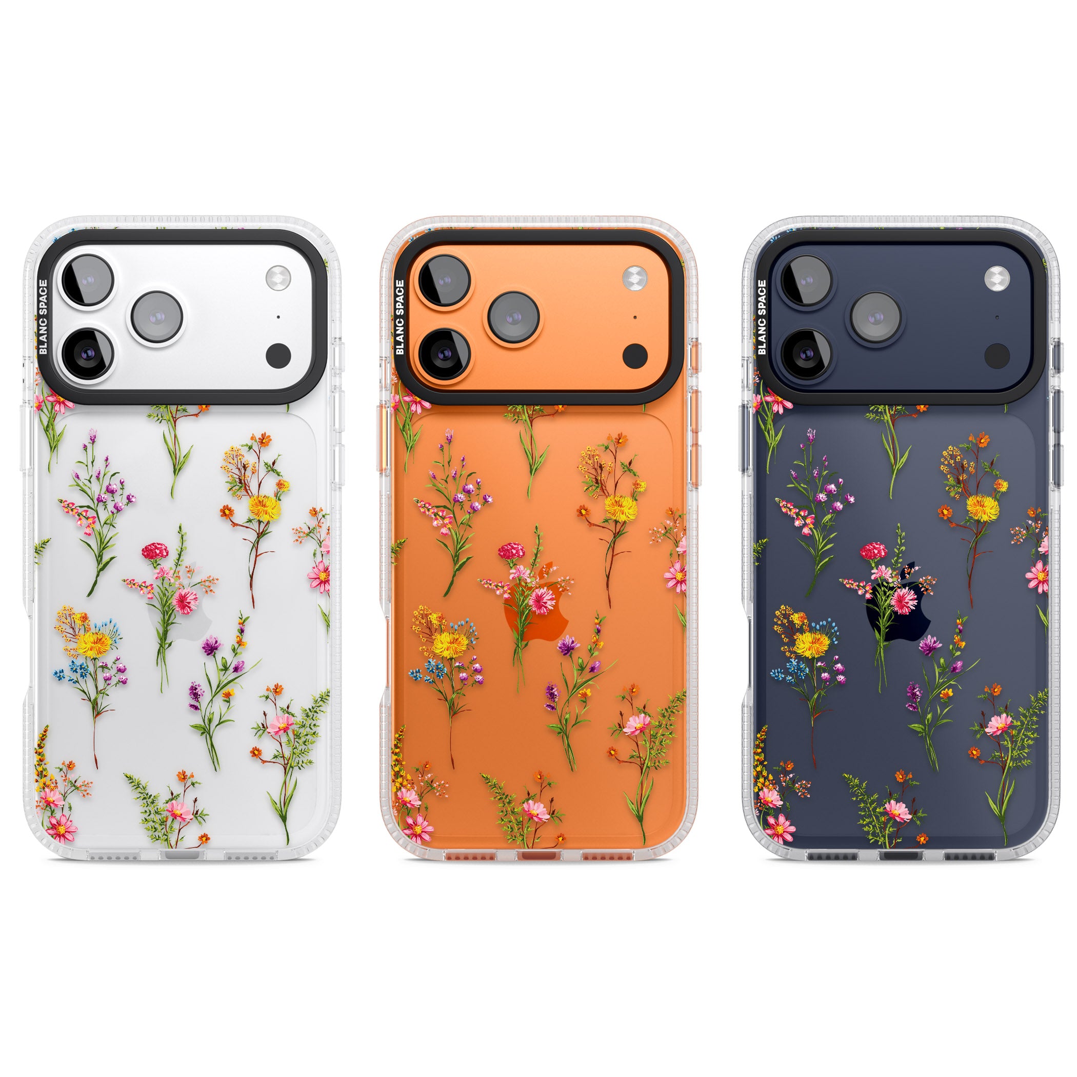 Picked Wildflowers iPhone 17 Pro Impact Air Clear Phone Case APT Impact Protection