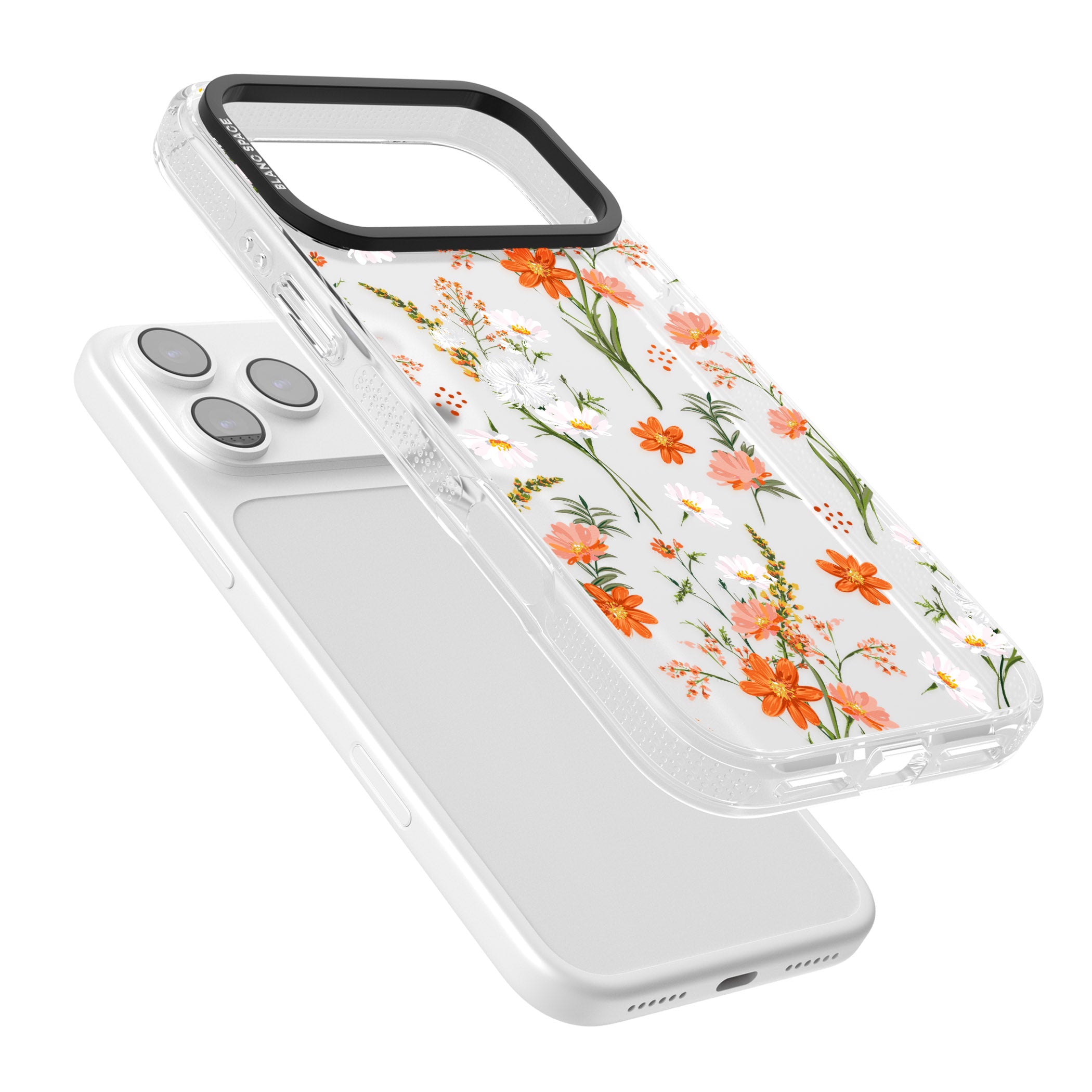 Sunset Wildflowers iPhone 17 Pro Max Impact Air Clear Phone Case Colours