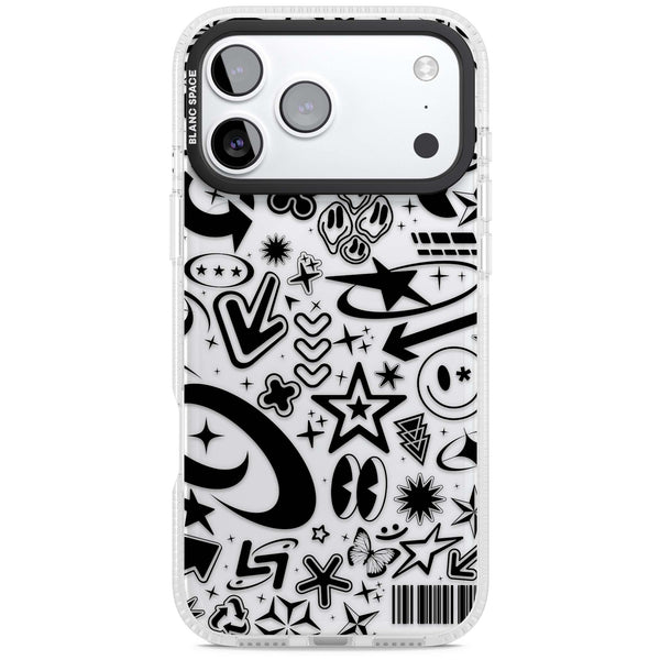 Black Y2K Pattern