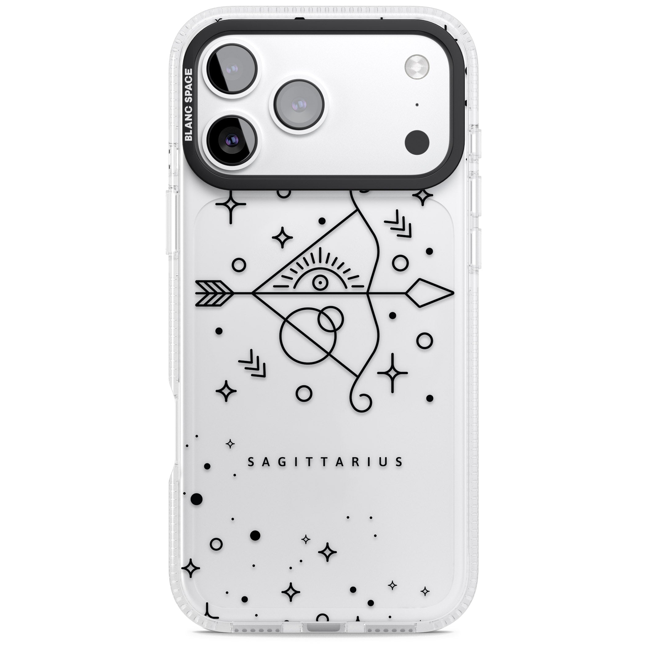 Sagittarius Arcane iPhone 17 Pro Max Impact Air Clear Phone Case
