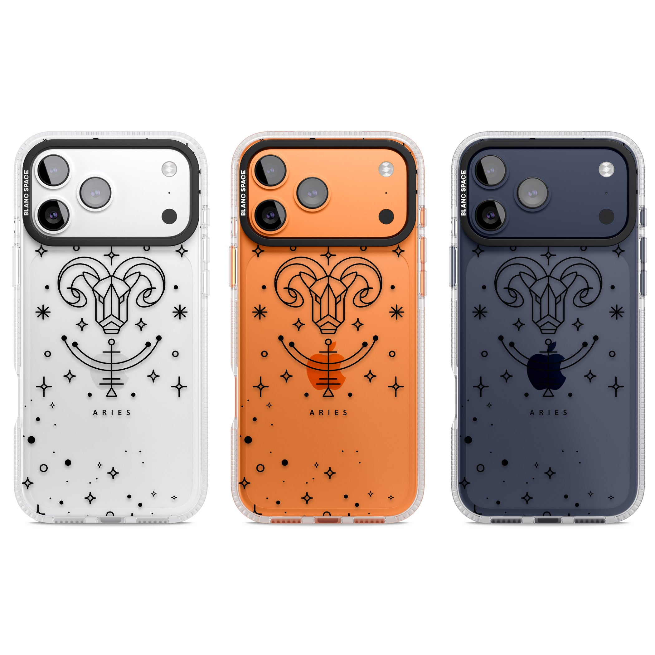 Aries Emblem iPhone 17 Pro Impact Air Clear Phone Case APT Impact Protection