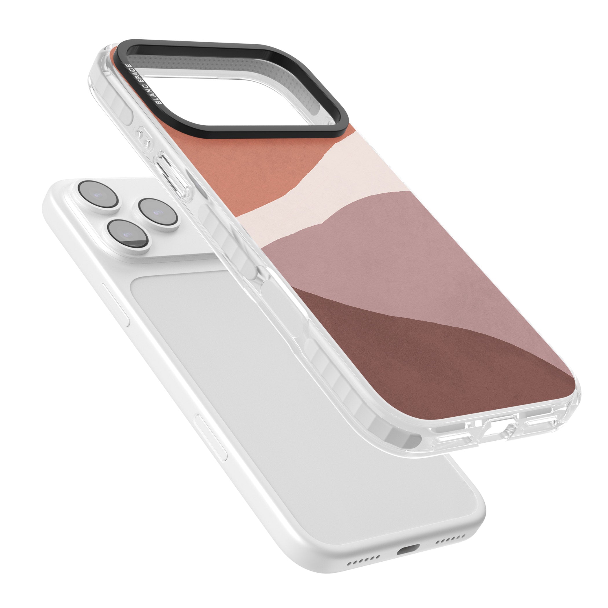 Lush Abstract Watercolour Design #2 iPhone 17 Pro Max Impact Clear Phone Case Colours
