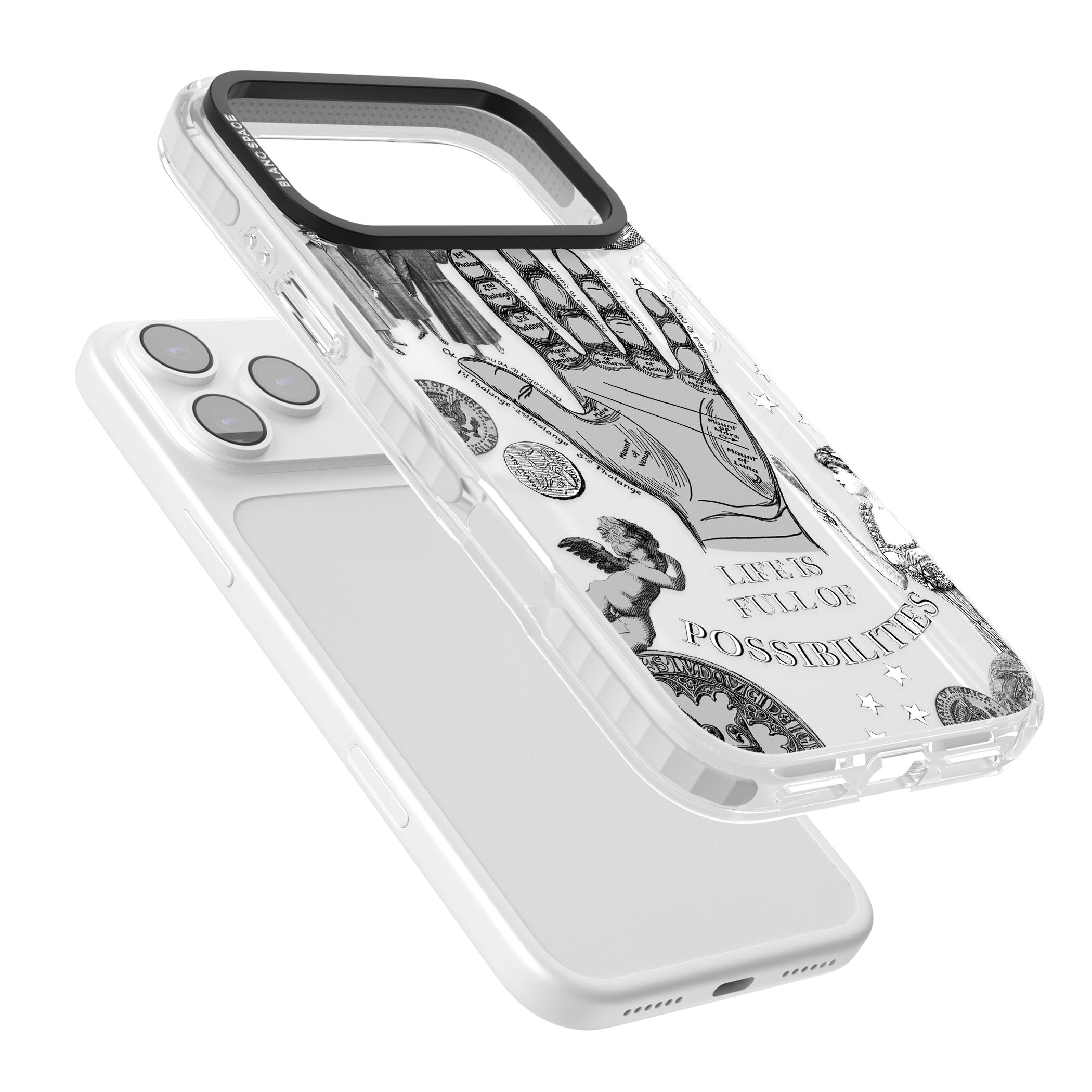 Life Is Full Of Possibilities iPhone 17 Pro Max Impact Clear Phone Case Colours