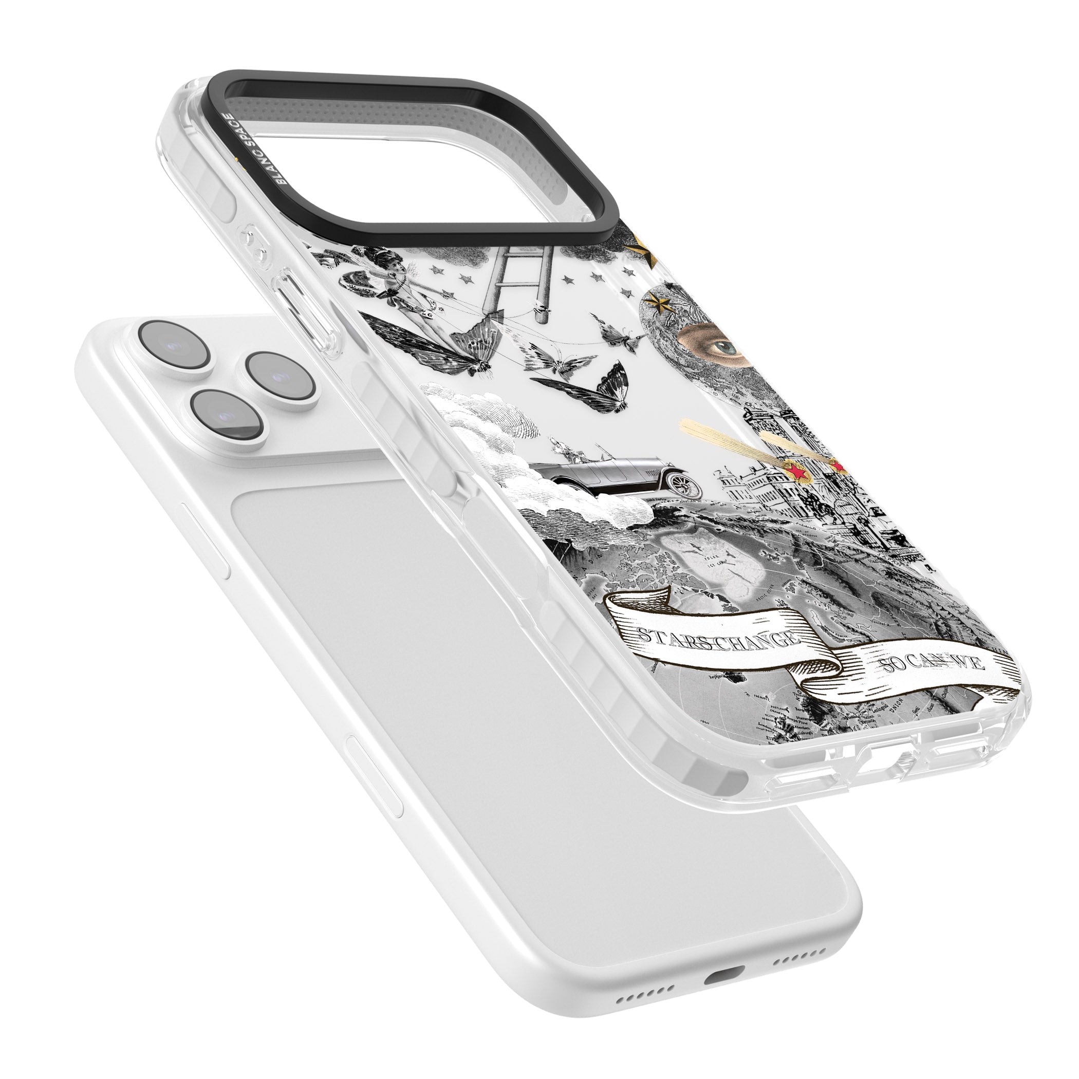 Stars Change So Can We iPhone 17 Pro Max Impact Clear Phone Case Colours