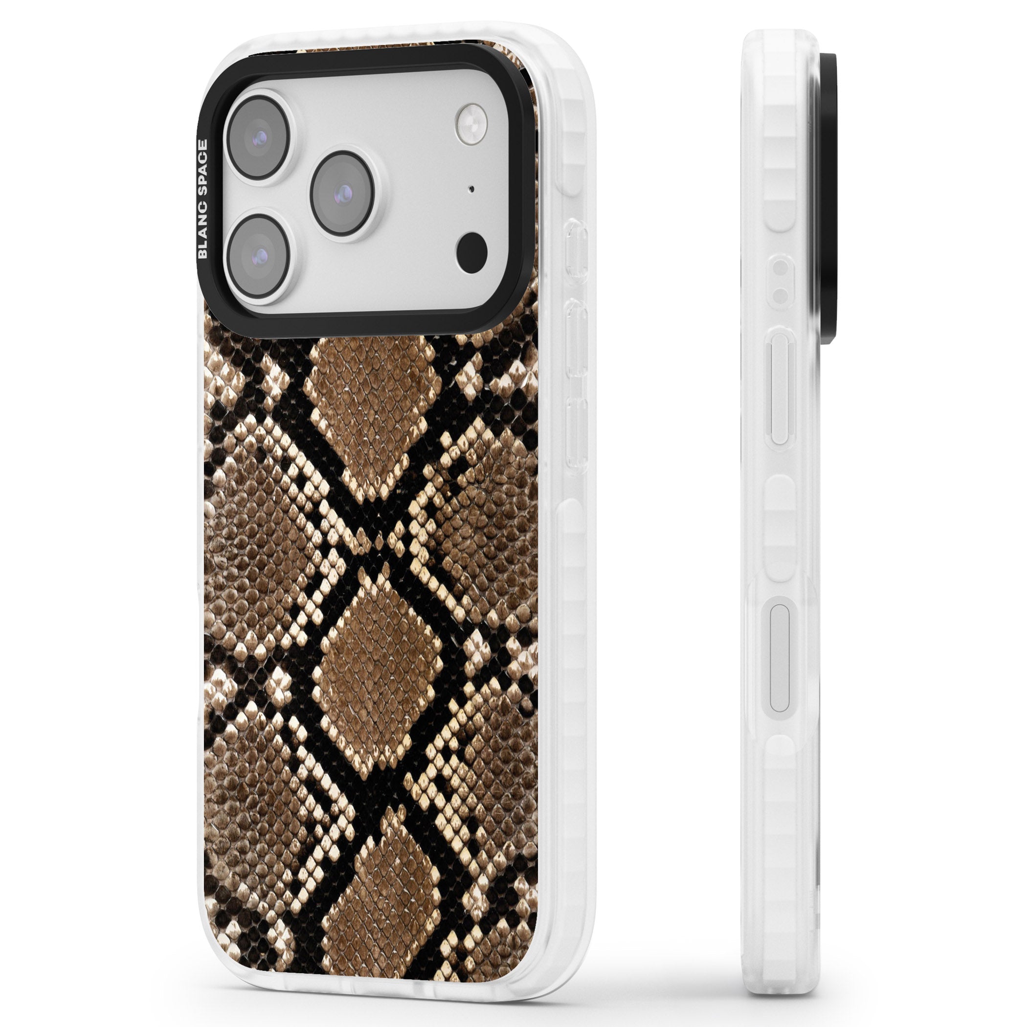 Snakeskin iPhone 17 Pro Max Impact Clear Phone Case Side Profile
