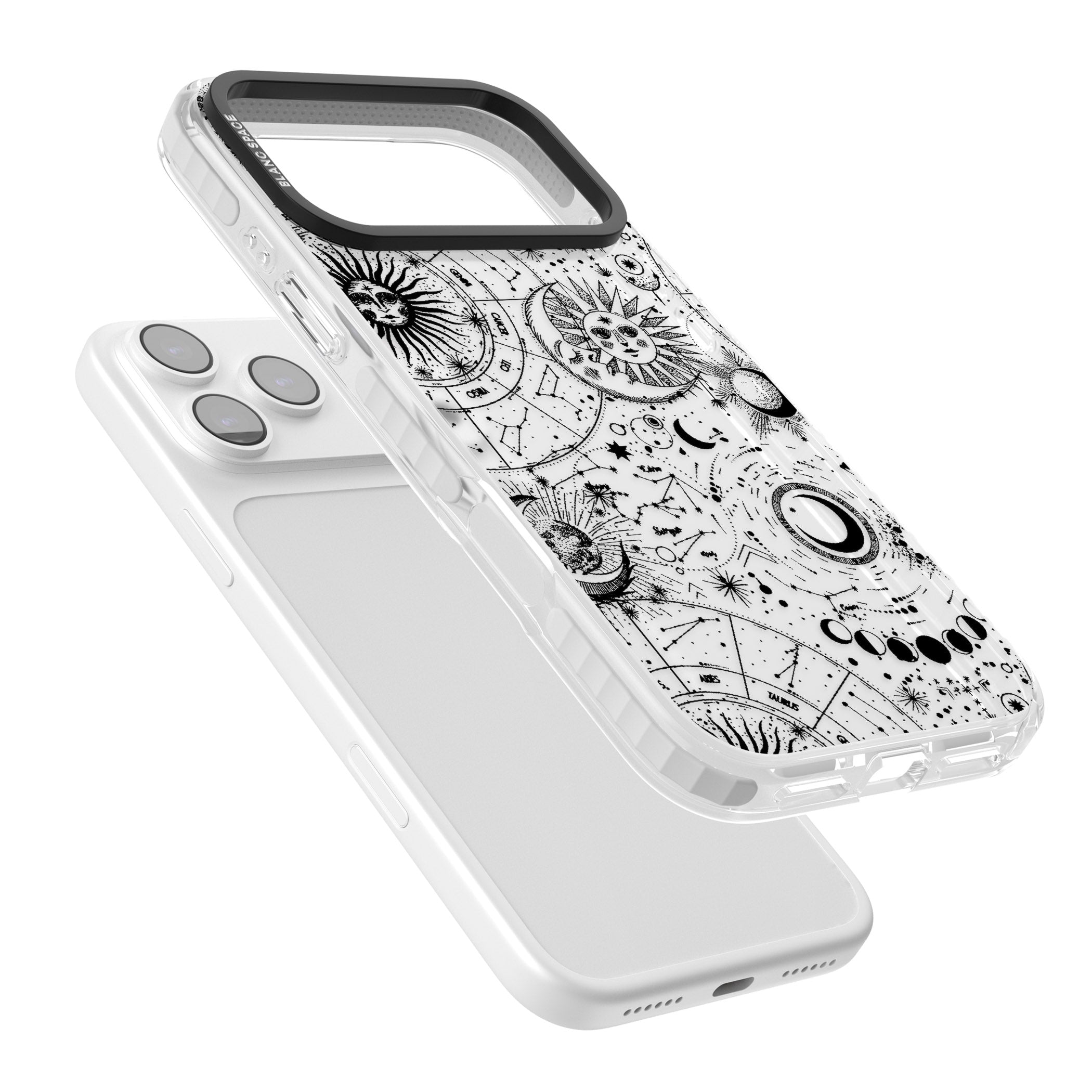 Celestial Zodiac iPhone 17 Pro Max Impact Clear Phone Case Colours