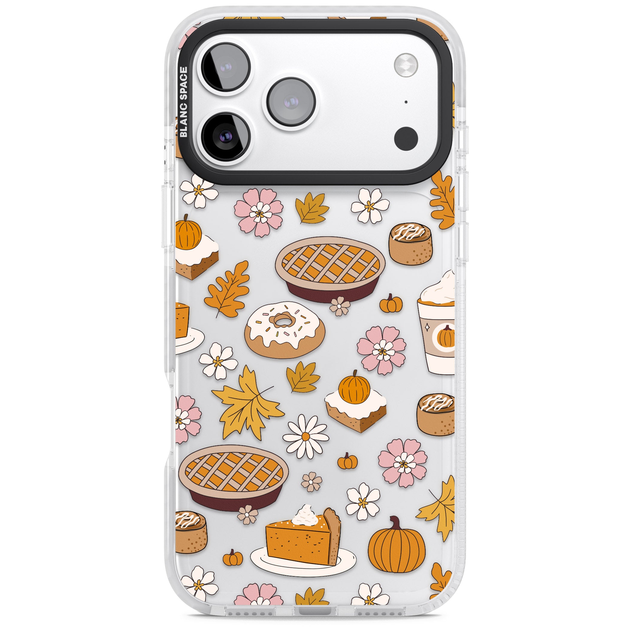 Pumpkin Pie Autumn Treats iPhone 17 Pro Max Impact Clear Phone Case