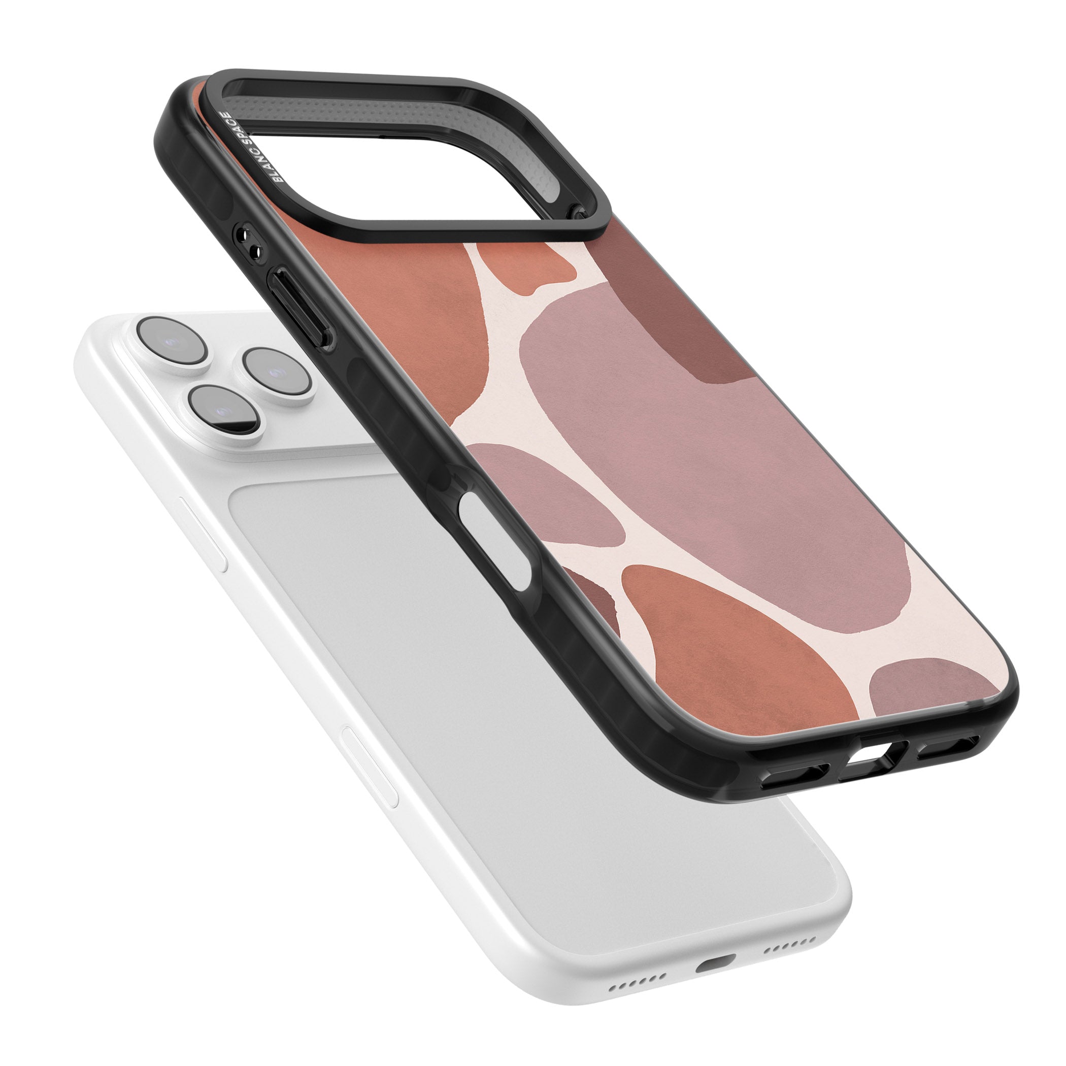 Terra Abstract iPhone 17 Pro Max Impact Black Phone Case Colours