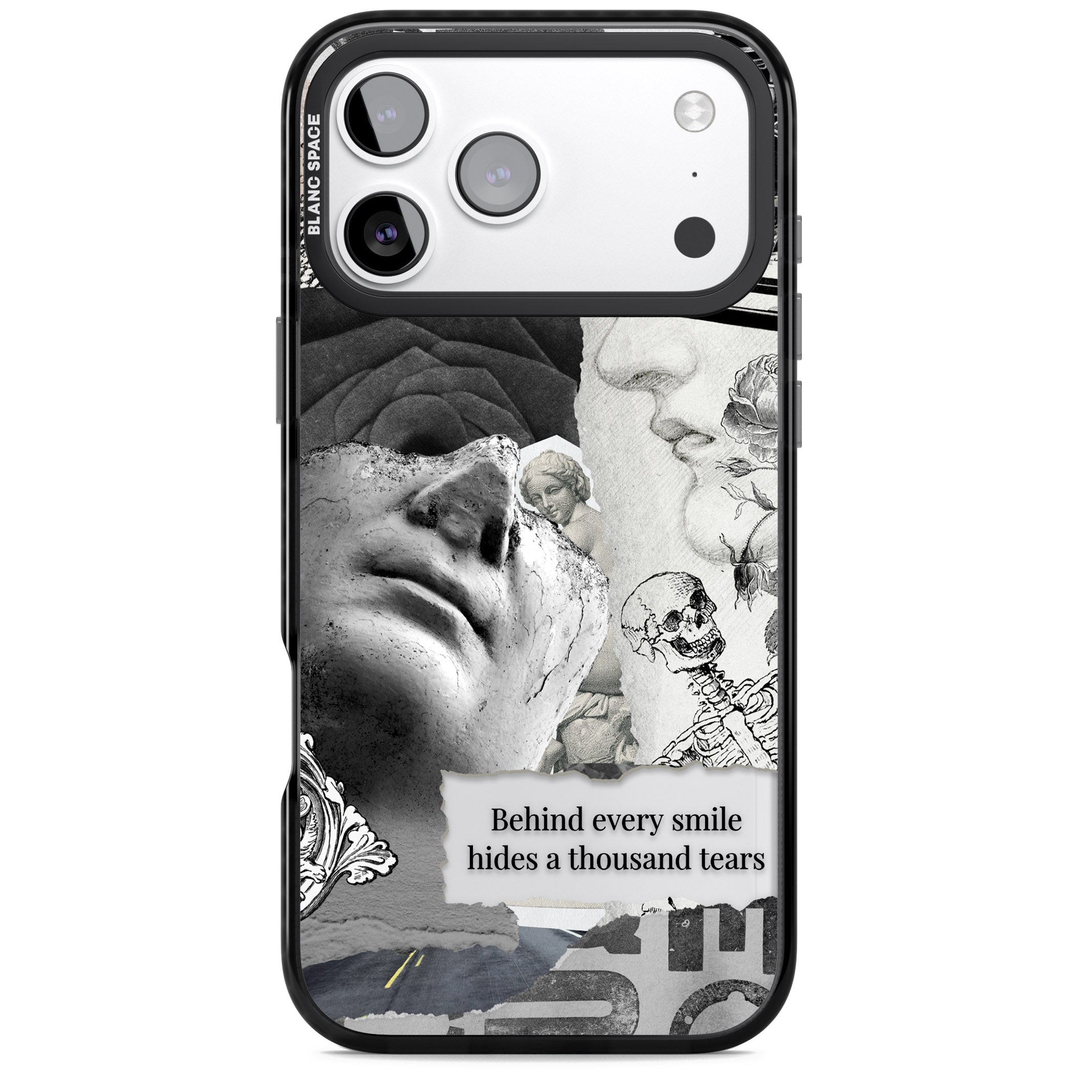 Behind Every Smile iPhone 17 Pro Max Impact Black Phone Case