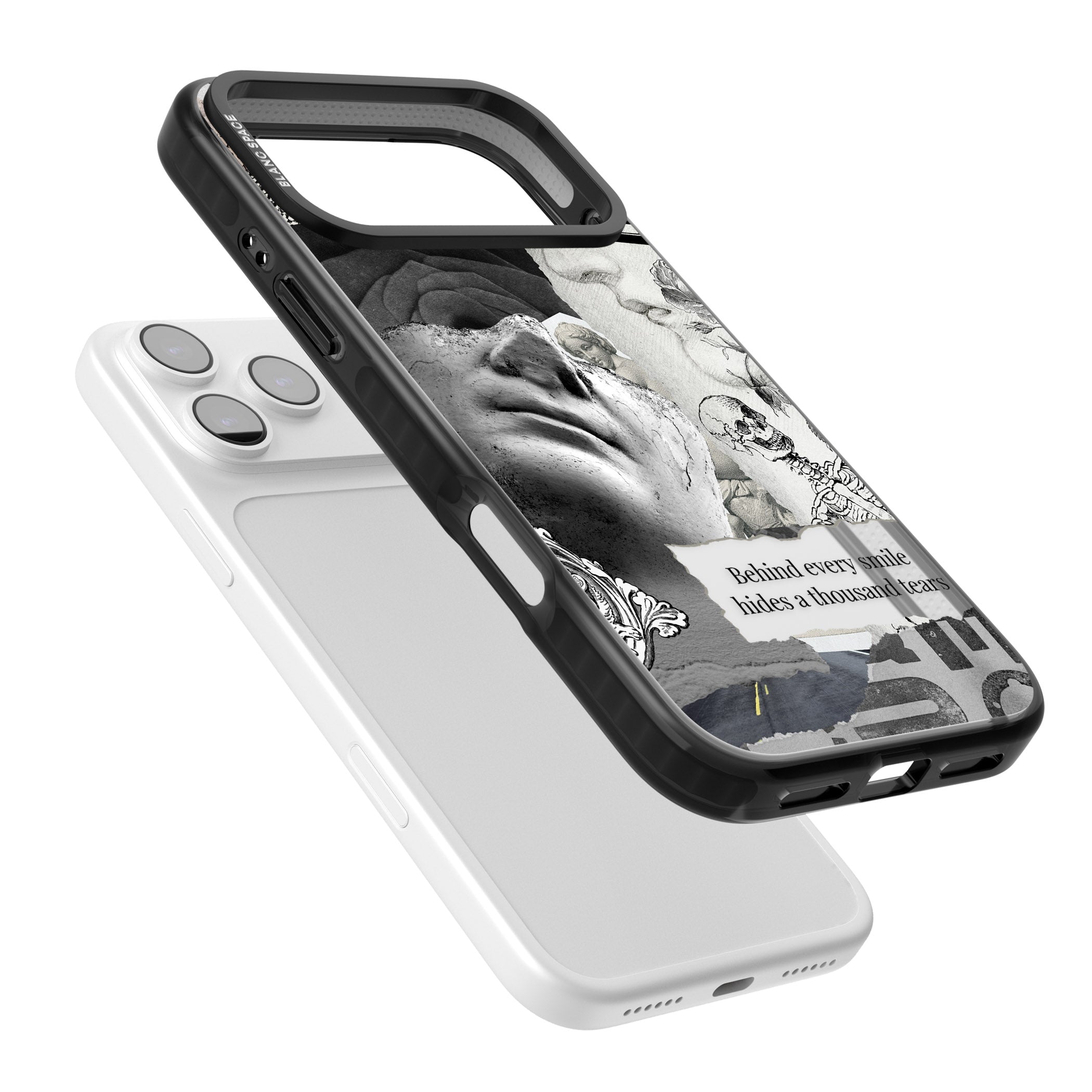 Behind Every Smile iPhone 17 Pro Max Impact Black Phone Case Colours