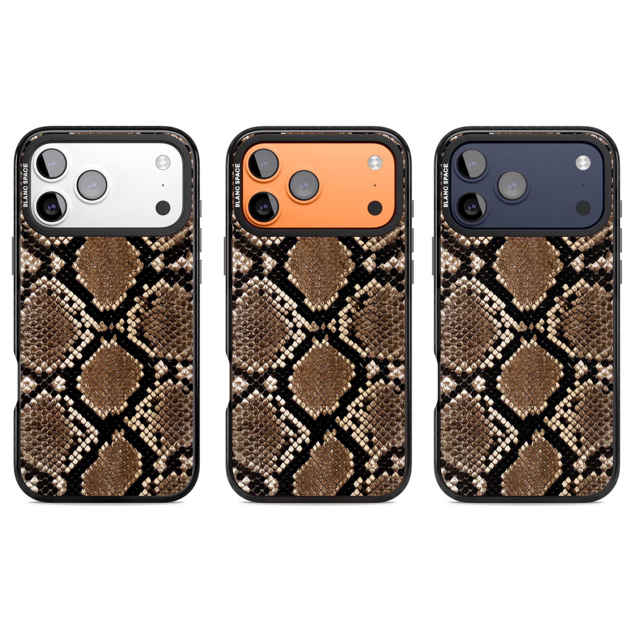 Snakeskin iPhone 17 Pro Impact Black Phone Case APT Impact Protection