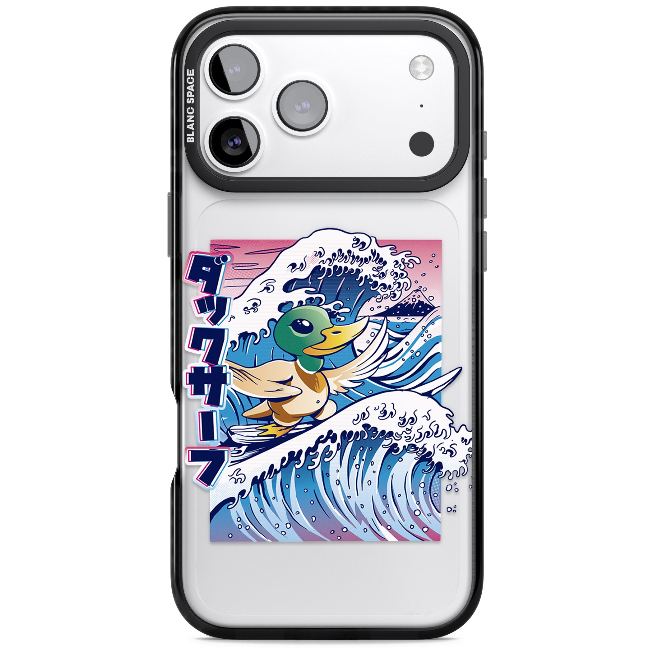 Duck Surf iPhone 17 Pro Max Impact Black Phone Case