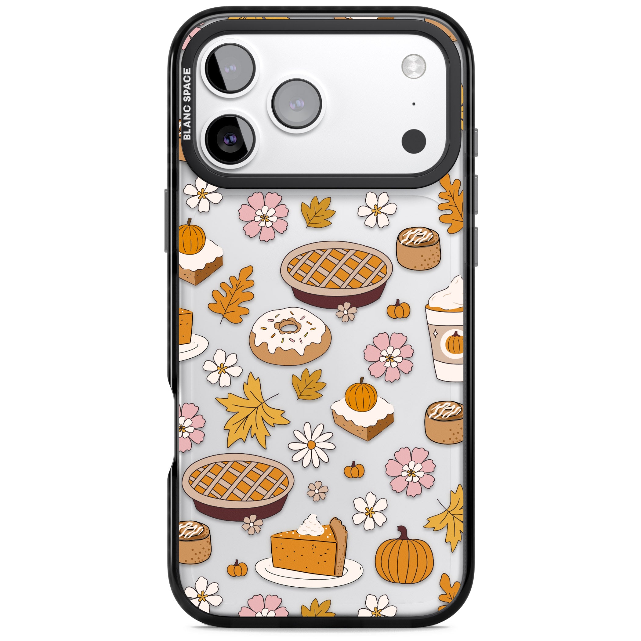 Pumpkin Pie Autumn Treats iPhone 17 Pro Max Impact Black Phone Case