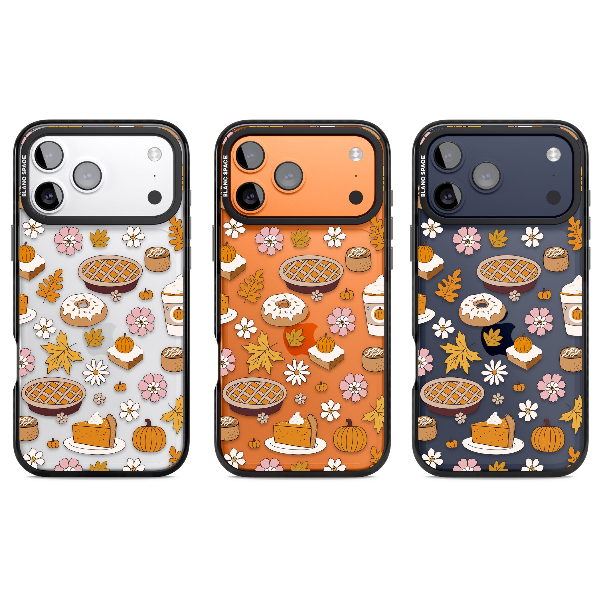 Pumpkin Pie Autumn Treats iPhone 17 Pro Impact Black Phone Case APT Impact Protection