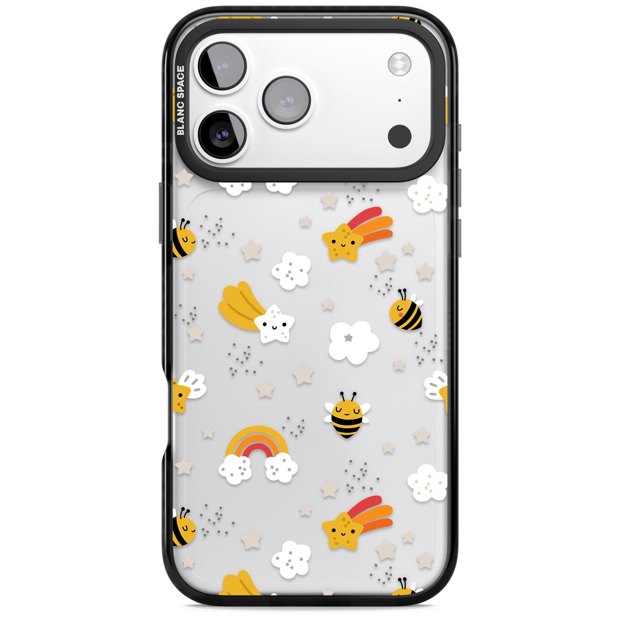 Busy Bee iPhone 17 Pro Max Impact Black Phone Case