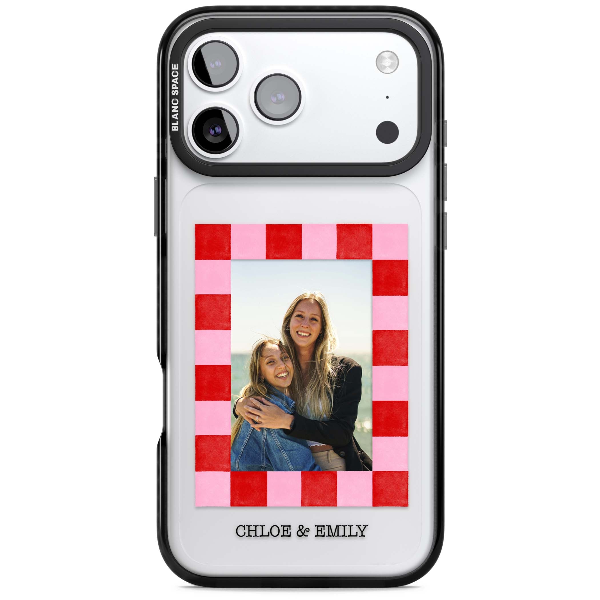 Personalised Bubblegum Check Photo