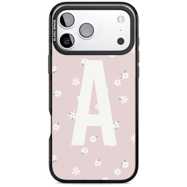 Personalised Pink Daisy Initial