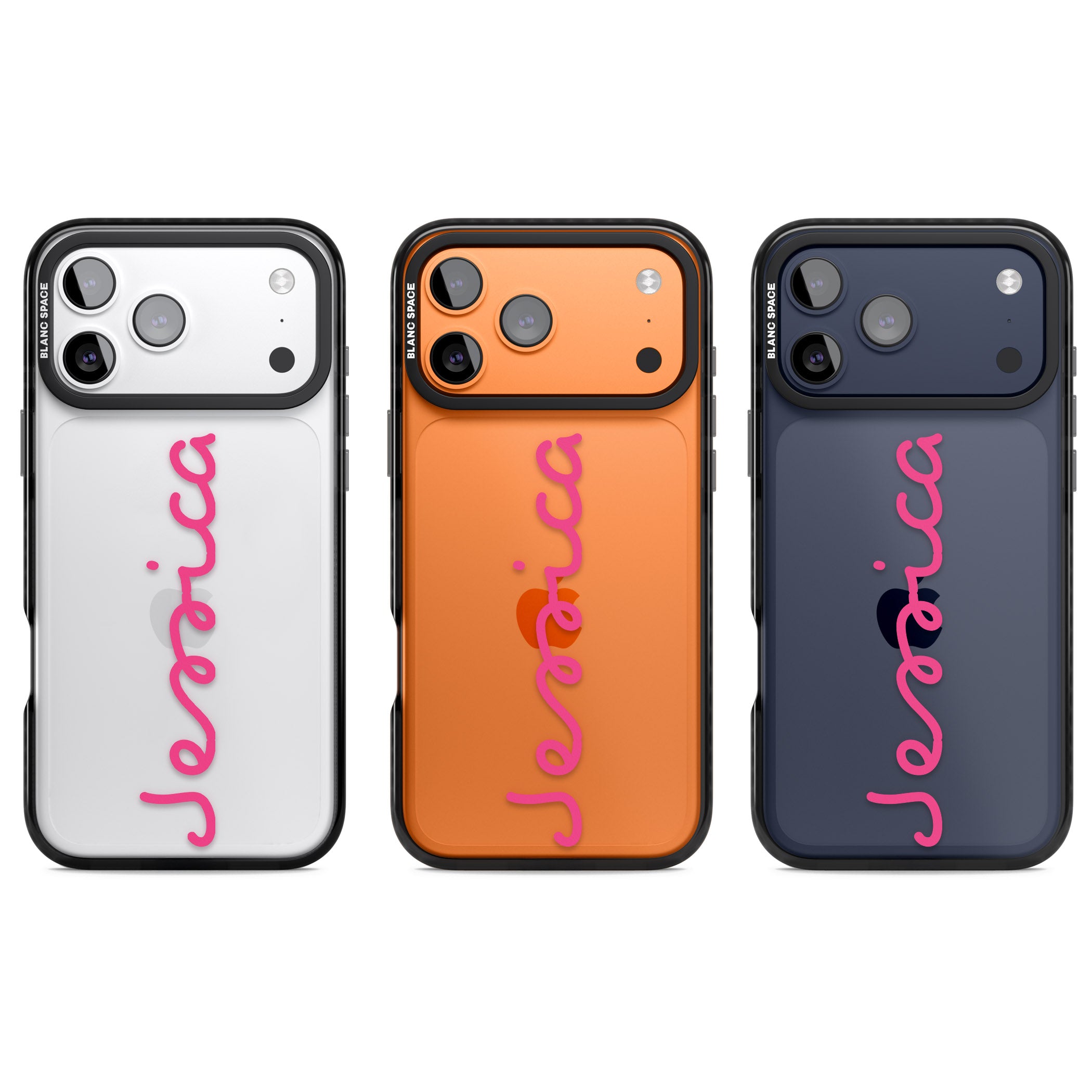 Personalised Summer Name iPhone 17 Pro Impact Black Phone Case APT Impact Protection