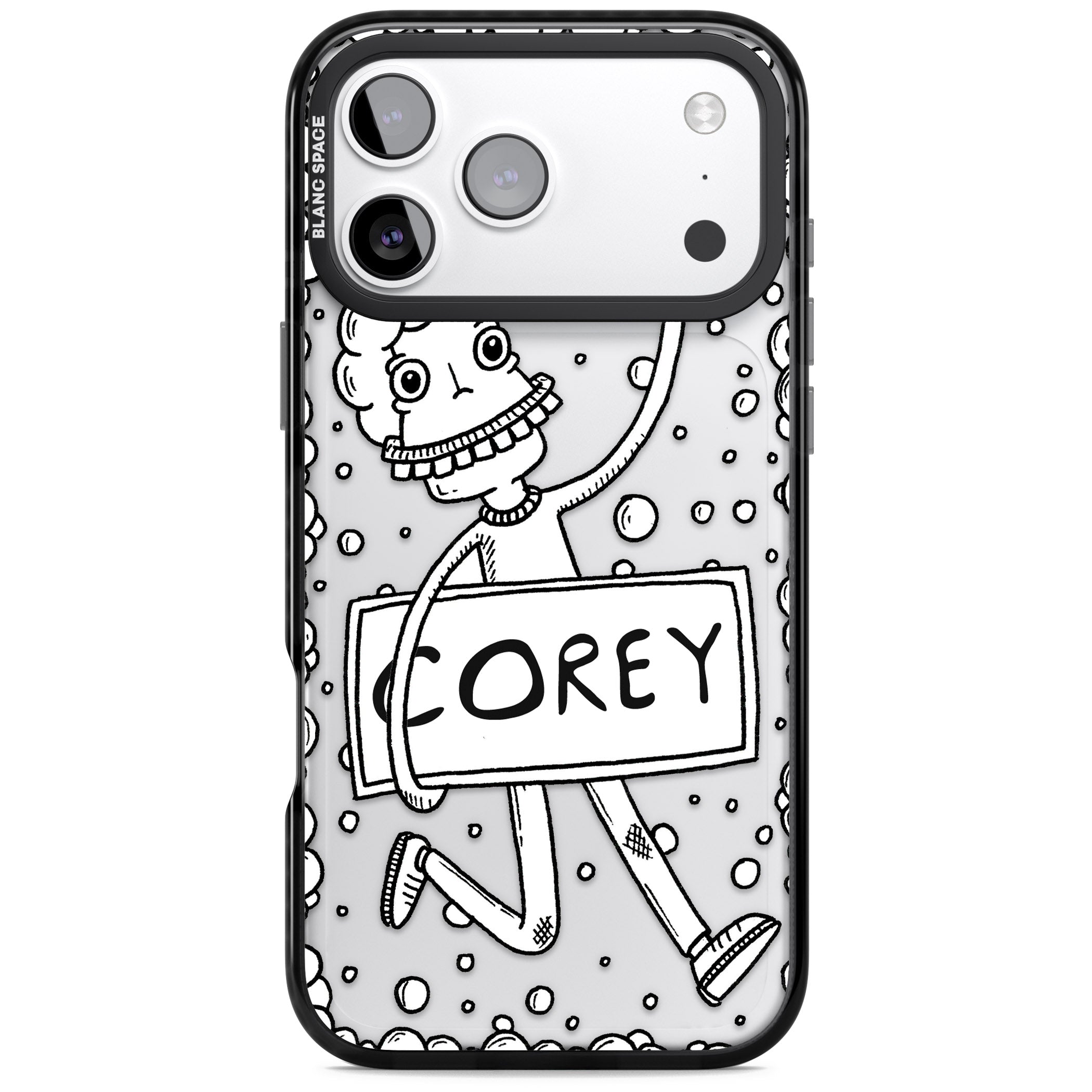 Personalised Banner Boy iPhone 17 Pro Max Impact Black Phone Case