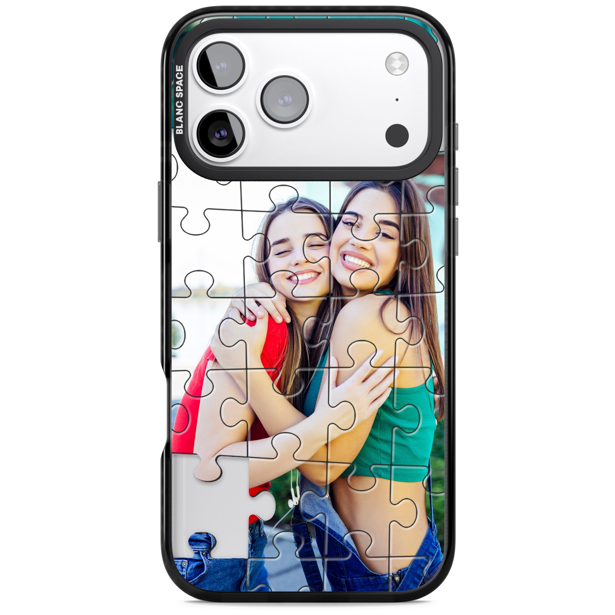 Personalised Jigsaw Puzzle Photo iPhone 17 Pro Max Impact Black Phone Case