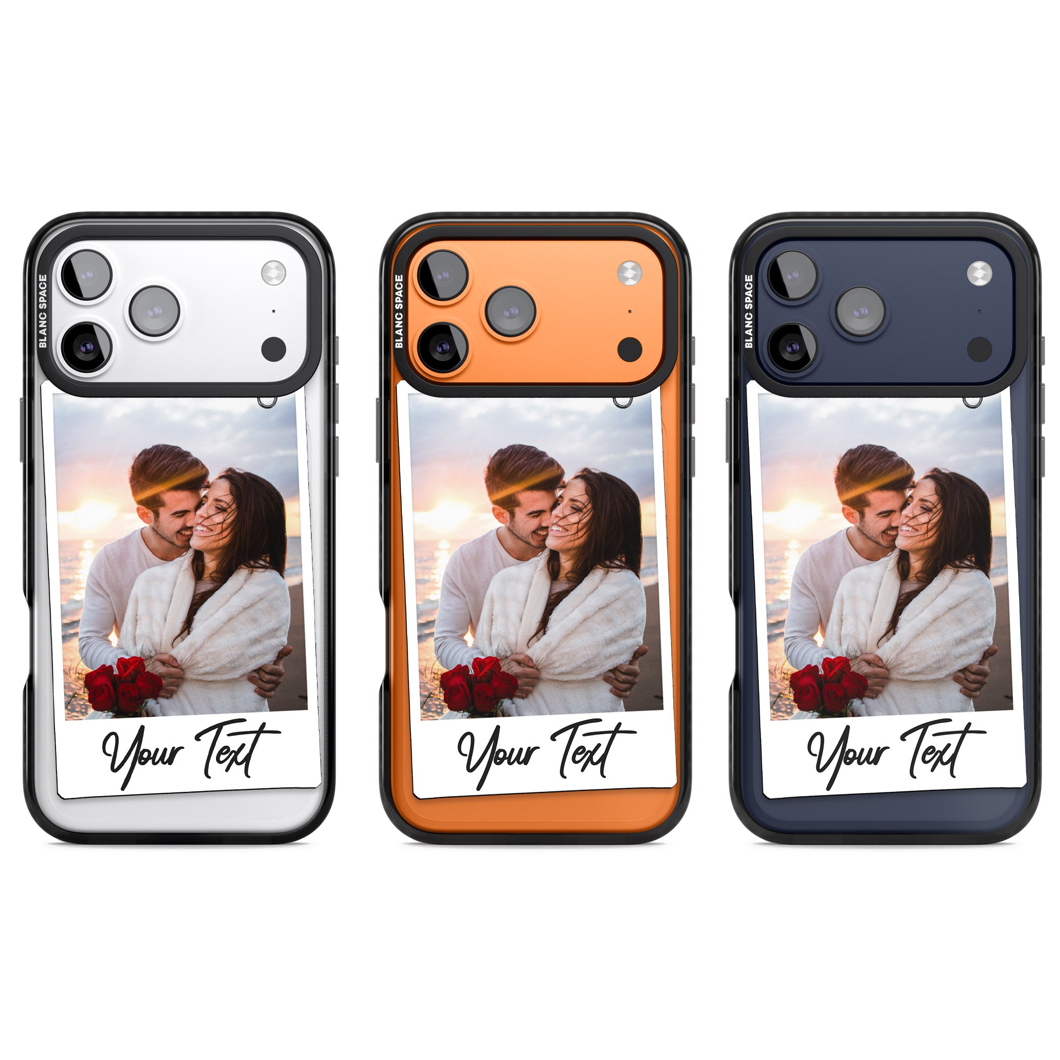 Personalised Instant Camera Photo iPhone 17 Pro Impact Black Phone Case APT Impact Protection