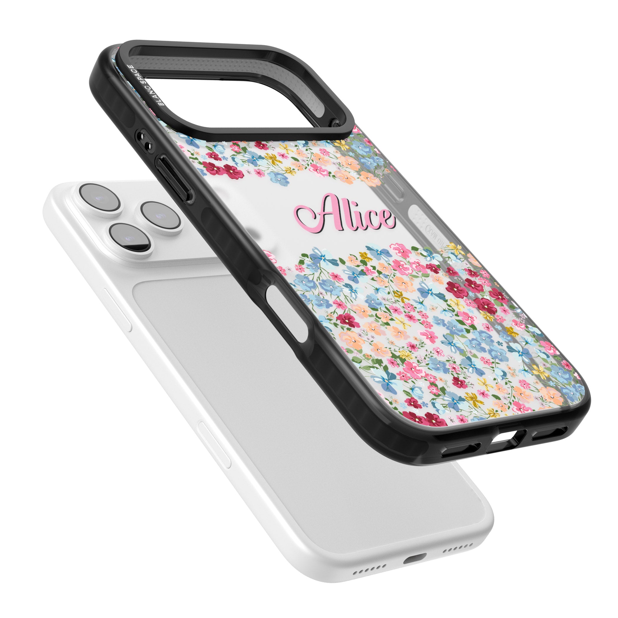 Personalised Venetian Meadow iPhone 17 Pro Max Impact Black Phone Case Colours
