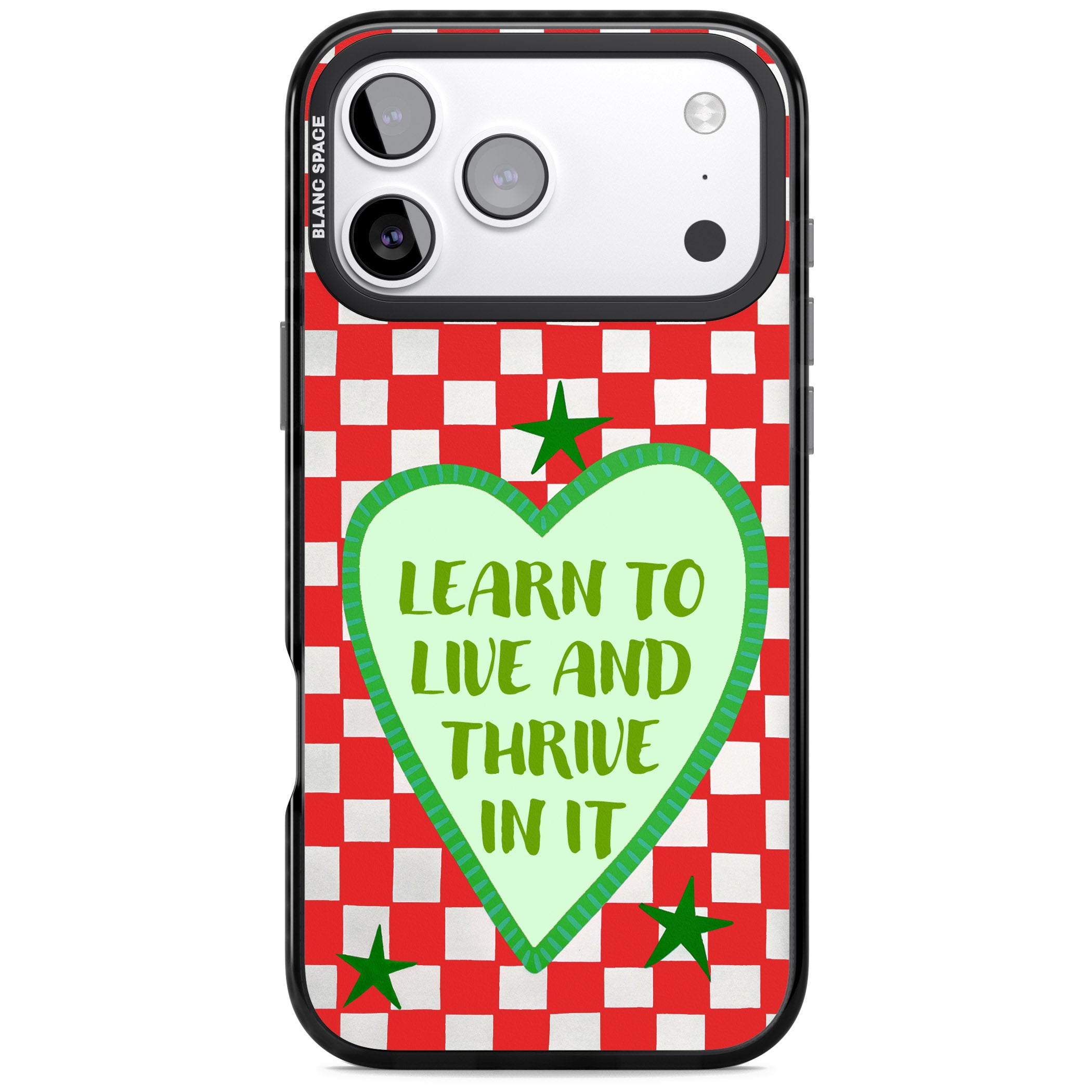 Learn To Live iPhone 17 Pro Max Impact Black Phone Case