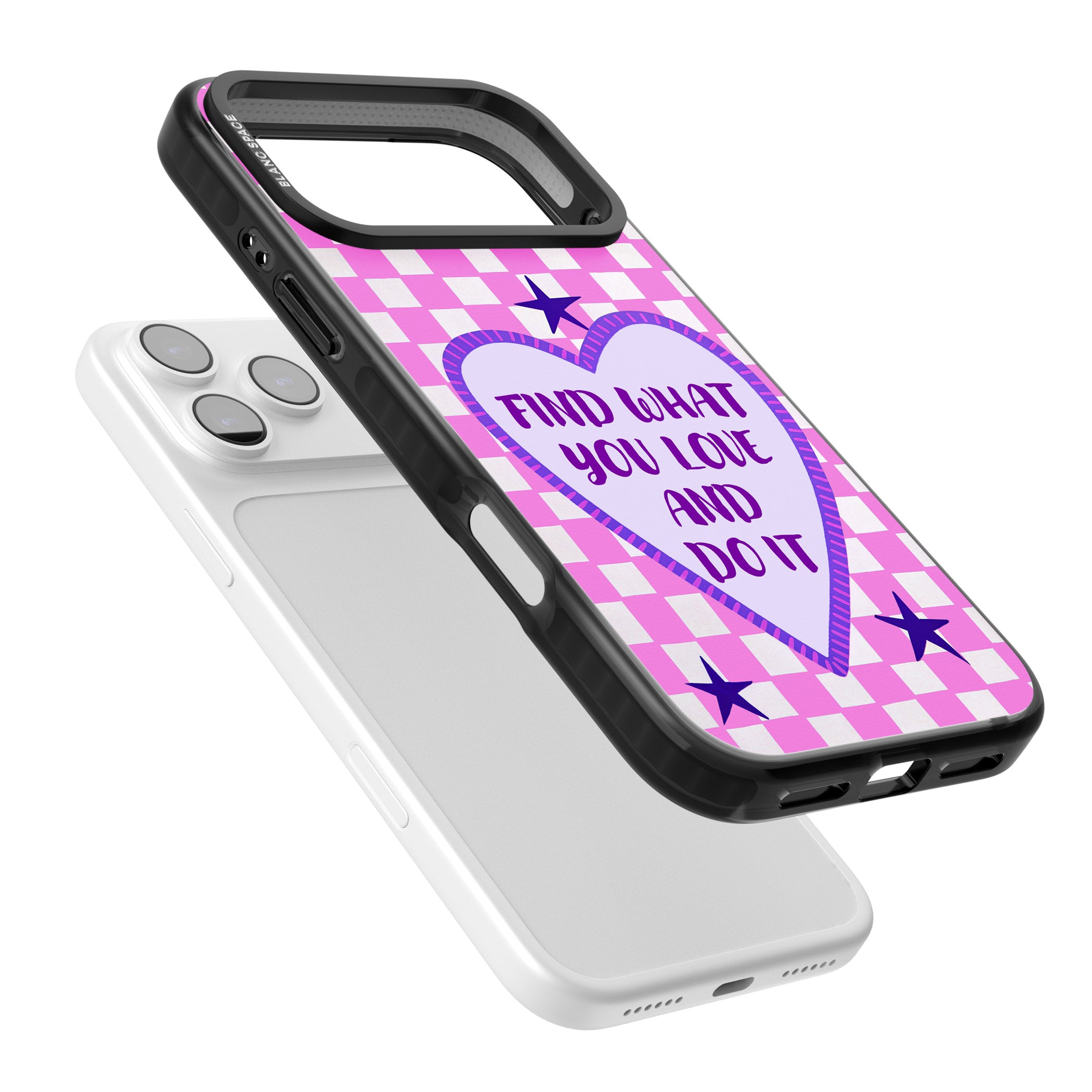 Find What You Love iPhone 17 Pro Max Impact Black Phone Case Colours
