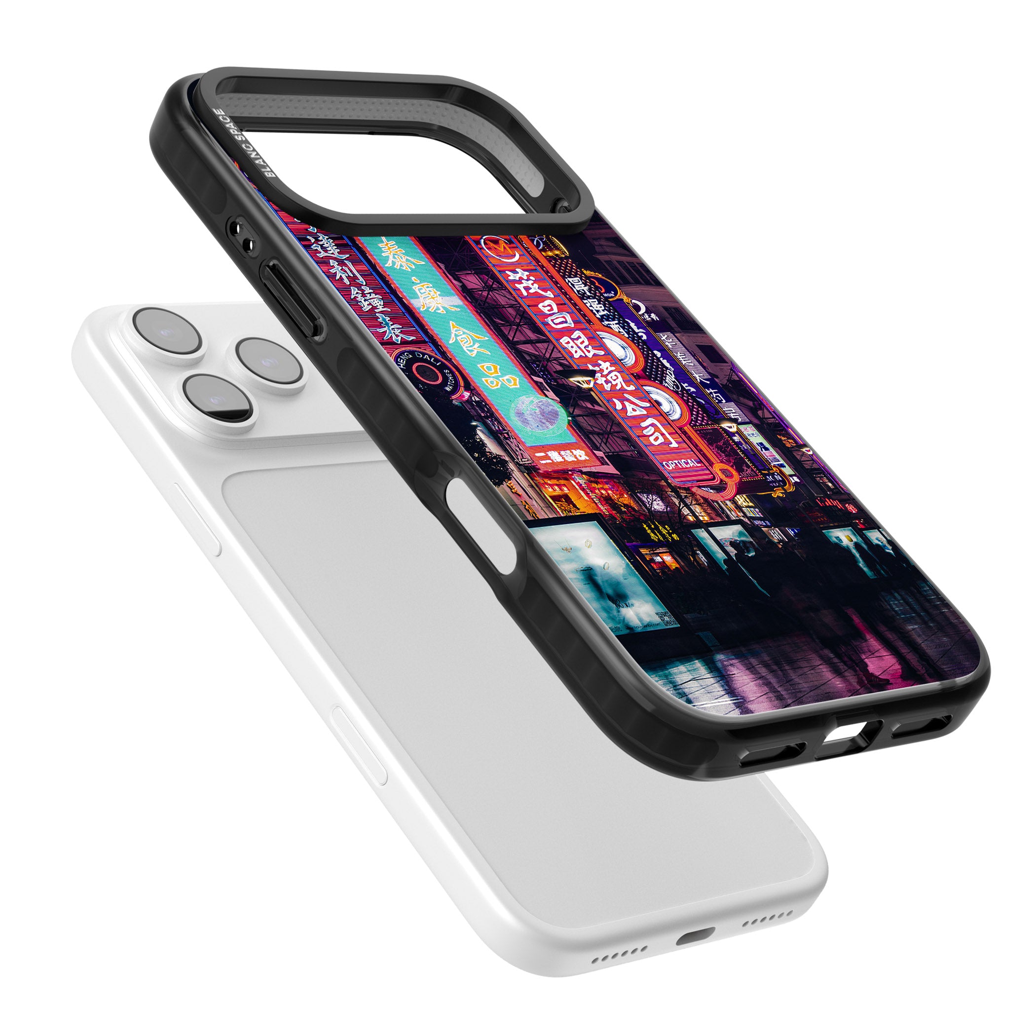 Neon Streets iPhone 17 Pro Max Impact Black Phone Case Colours