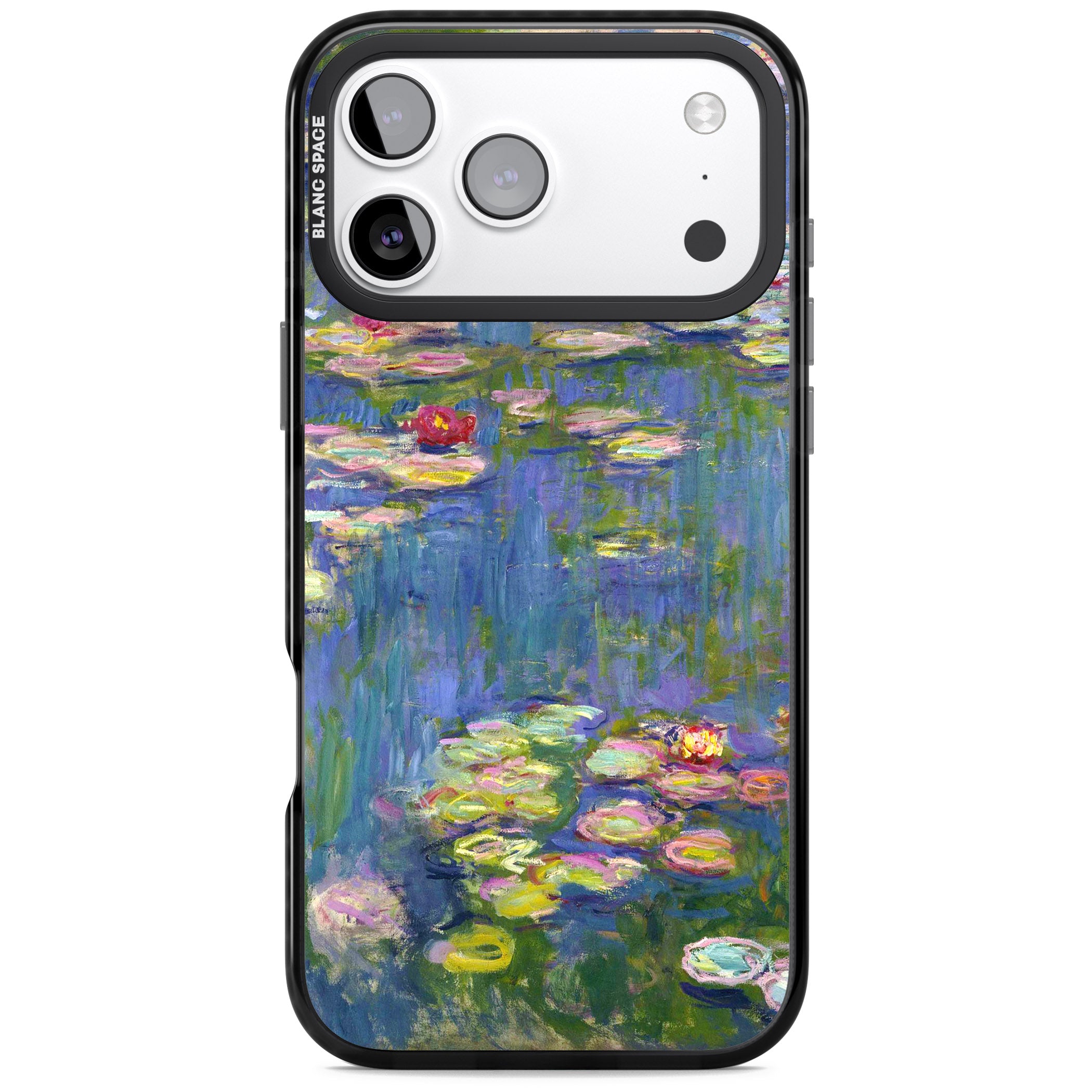 Water Lilies II iPhone 17 Pro Max Impact Black Phone Case
