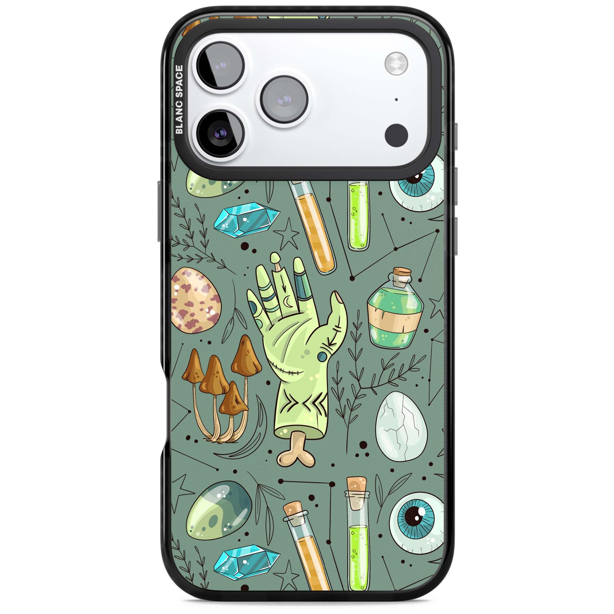 Experimental Cartoon Halloween Pattern