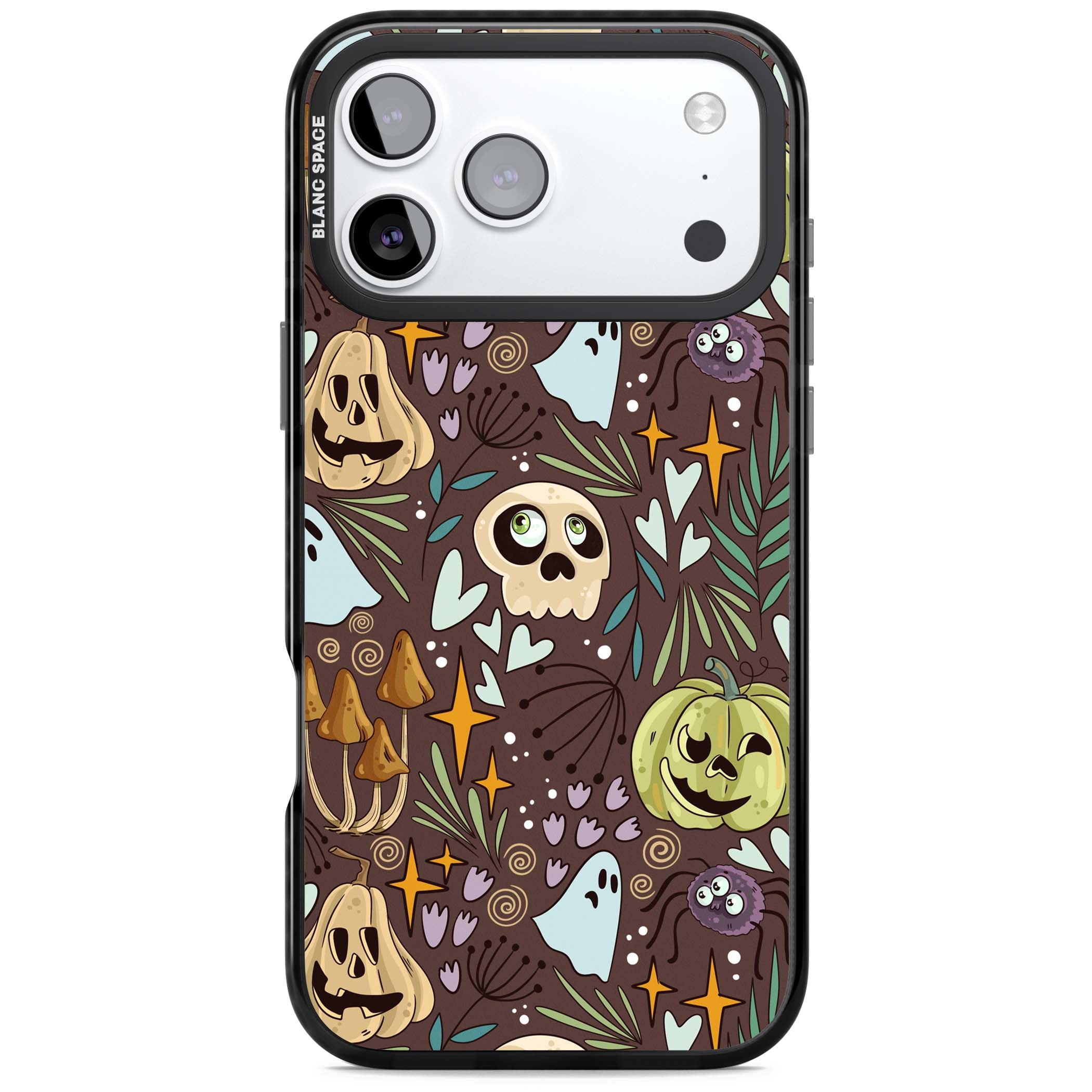 Goblincore Cartoon Halloween Pattern