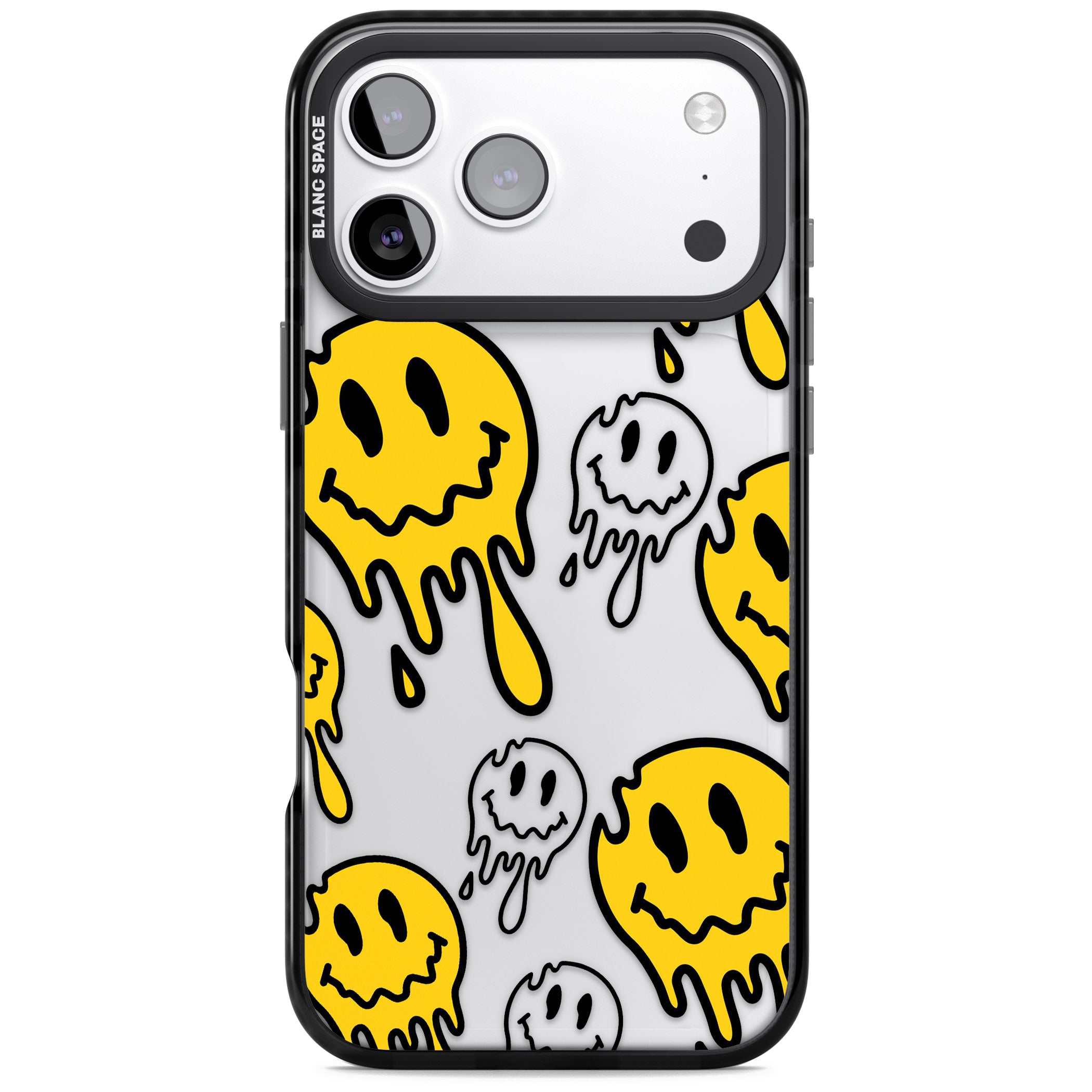 Face Melt iPhone 17 Pro Max Impact Black Phone Case