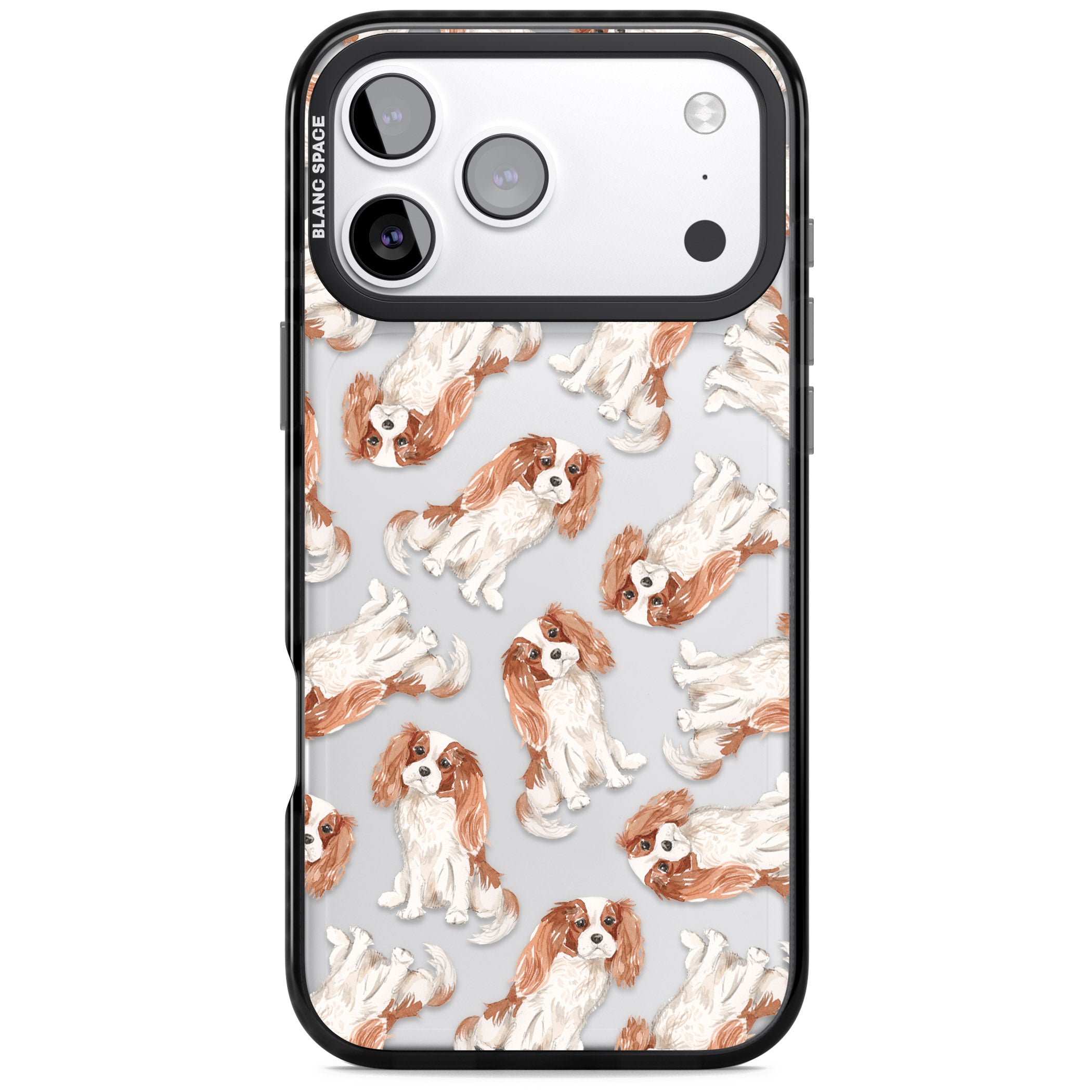 Cavalier King Charles Spaniel iPhone 17 Pro Max Impact Black Phone Case